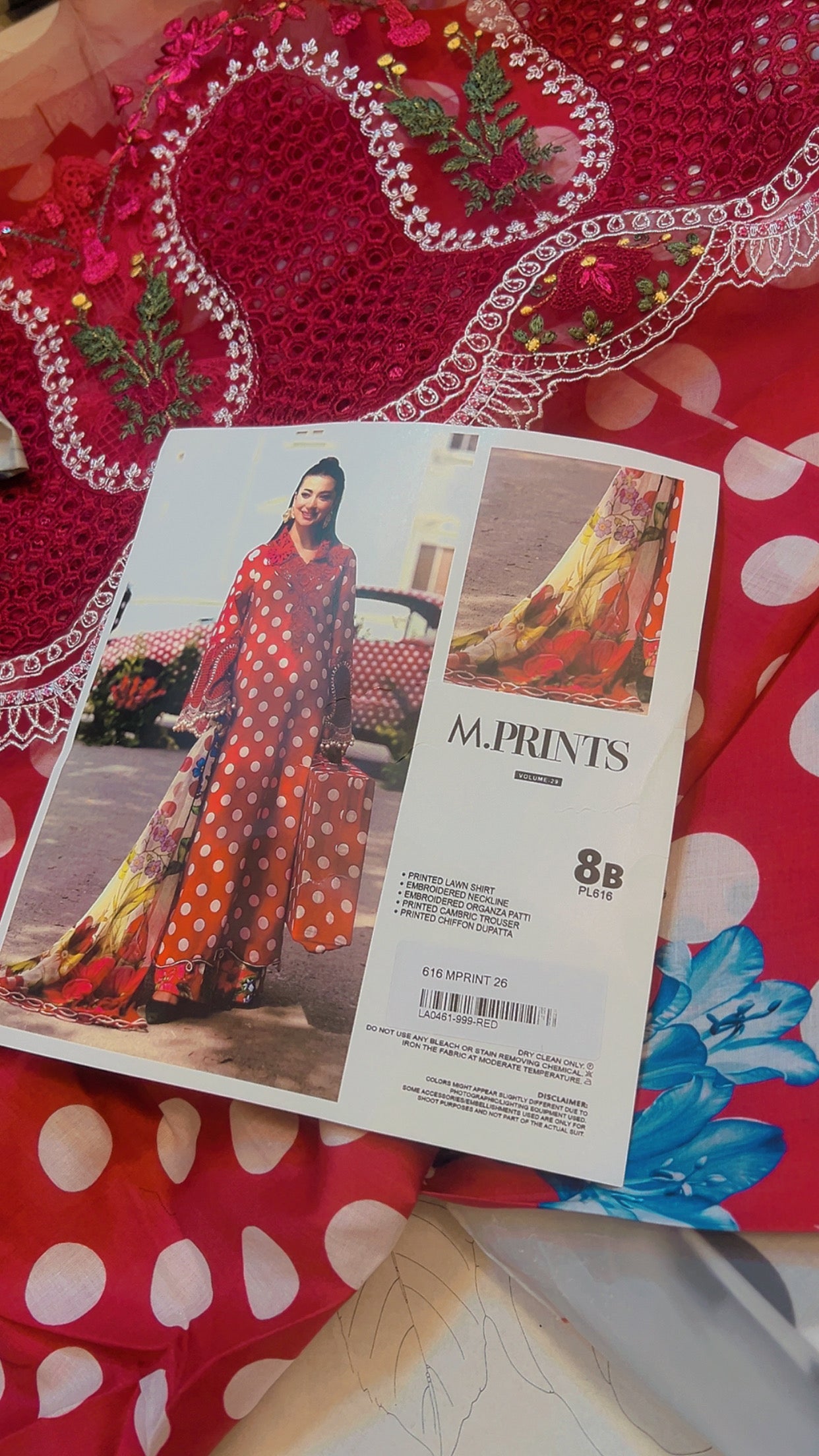 Mprint Polka Red