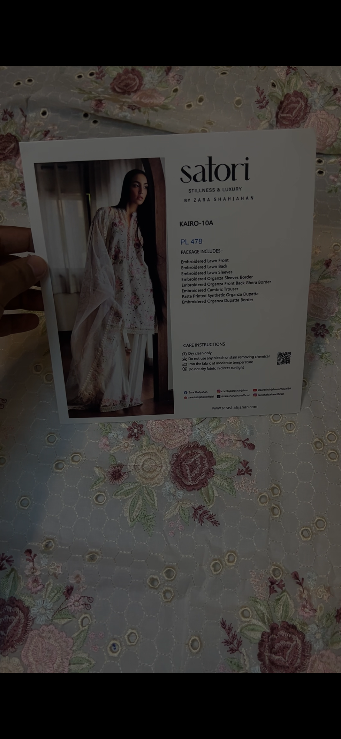 Zara Shah Jahan White Multi