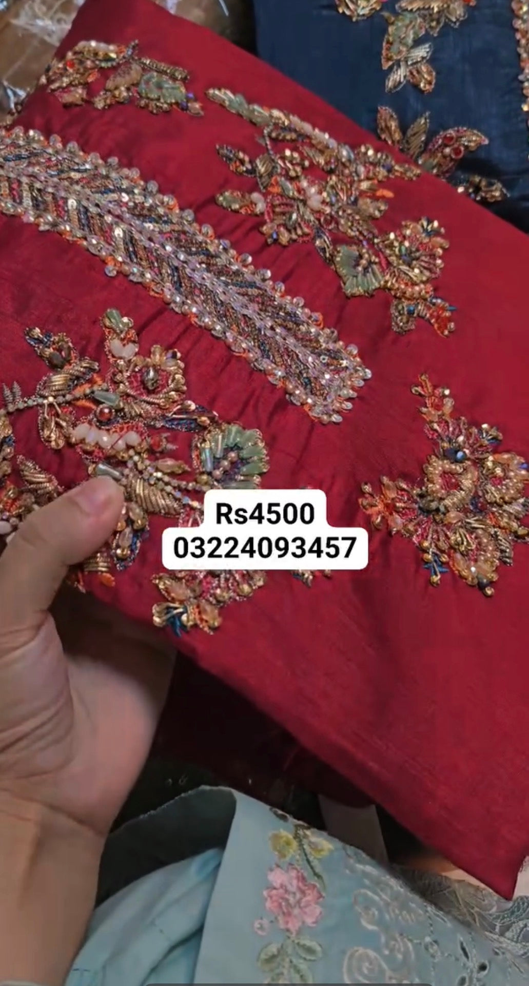Hussain Rehar Red Fancy