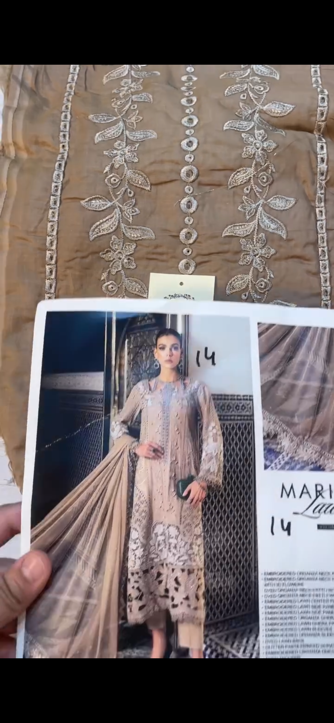 Maria B 2A luxury Lawn