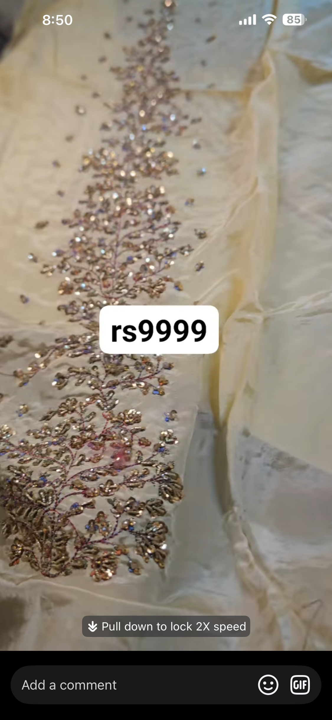Hussain rehar light yellow tussl