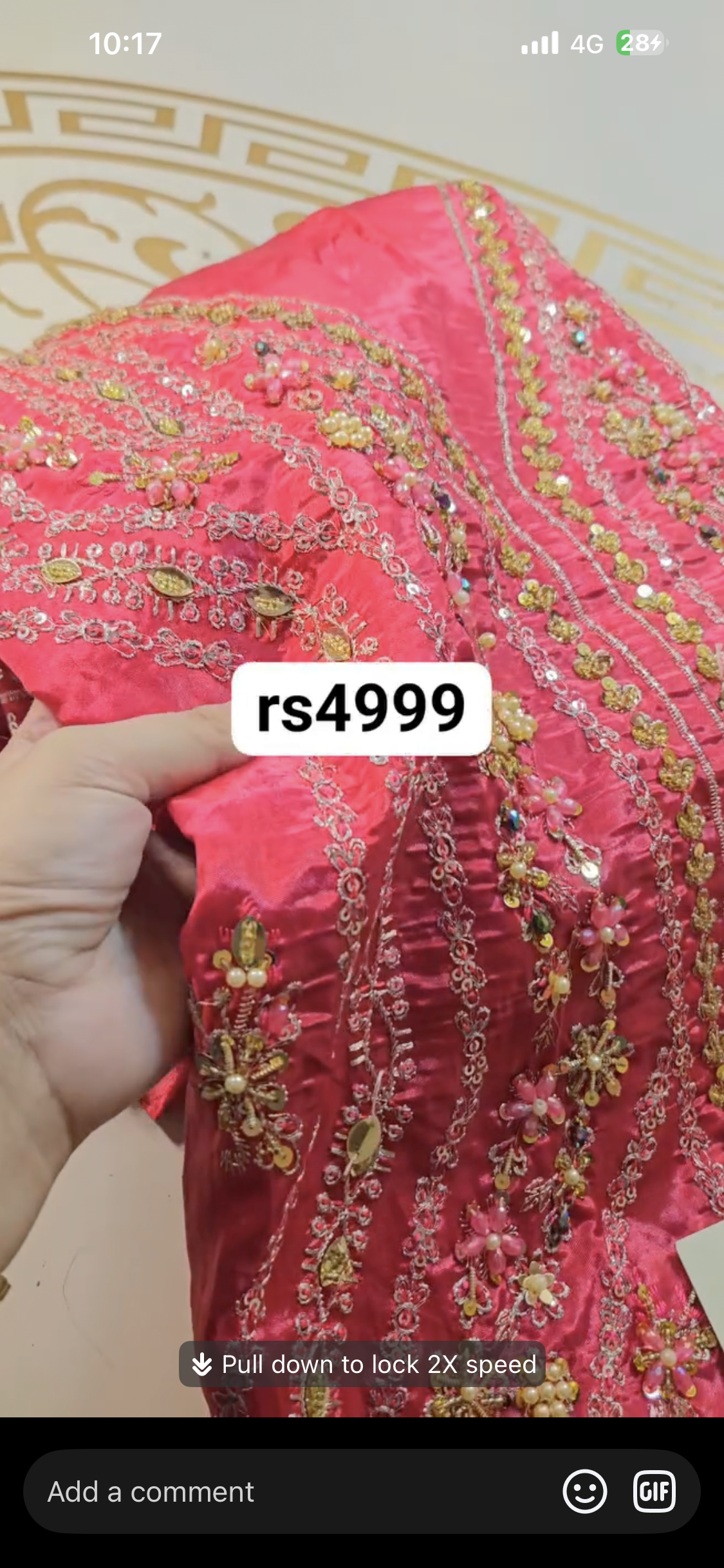 Hussain Rehar Hot pink