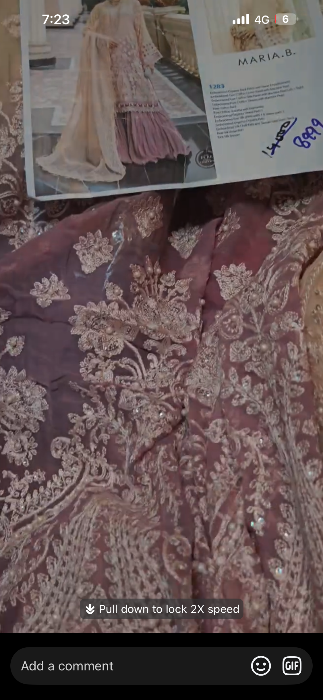 Maria B Chiffon Ombre