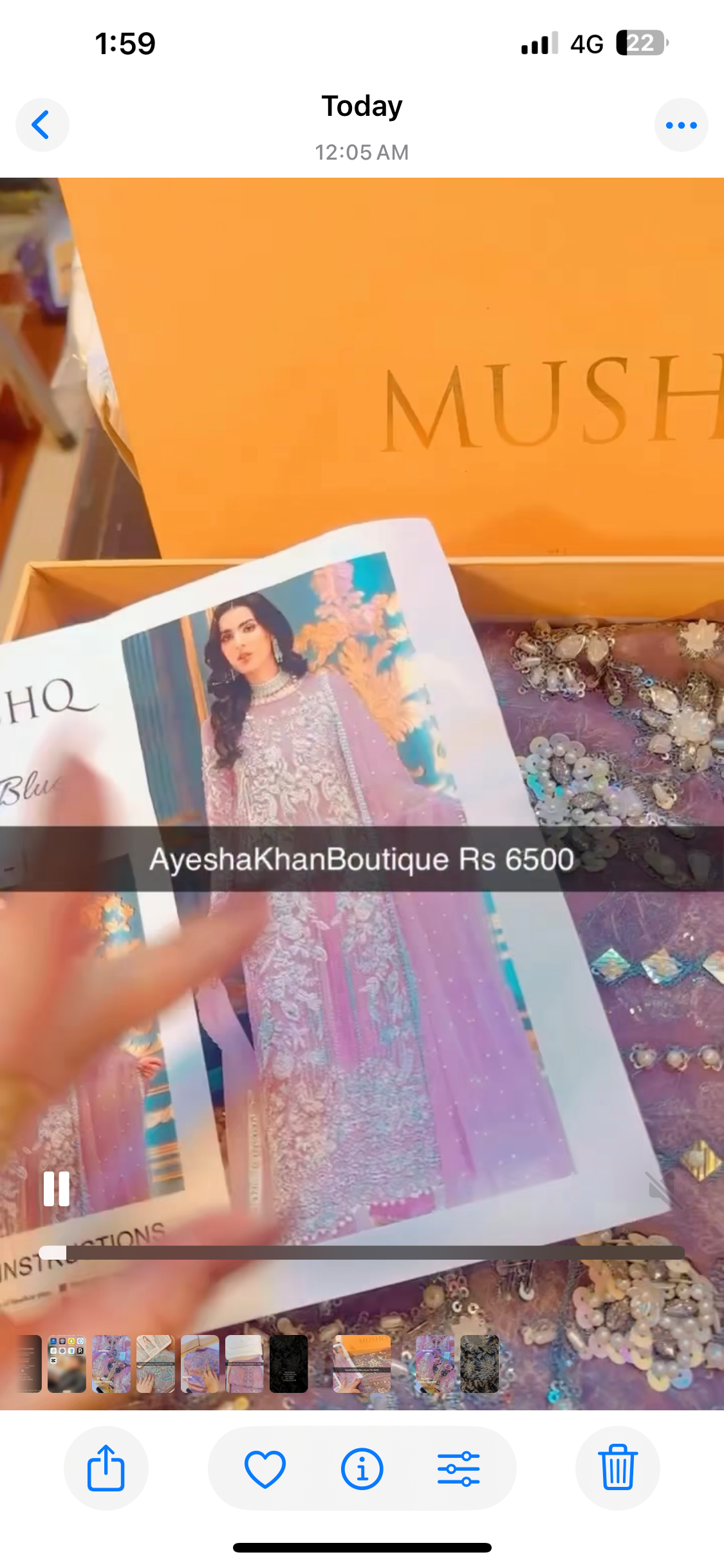 Mushq lilac Orgnaza 2pc (AB)