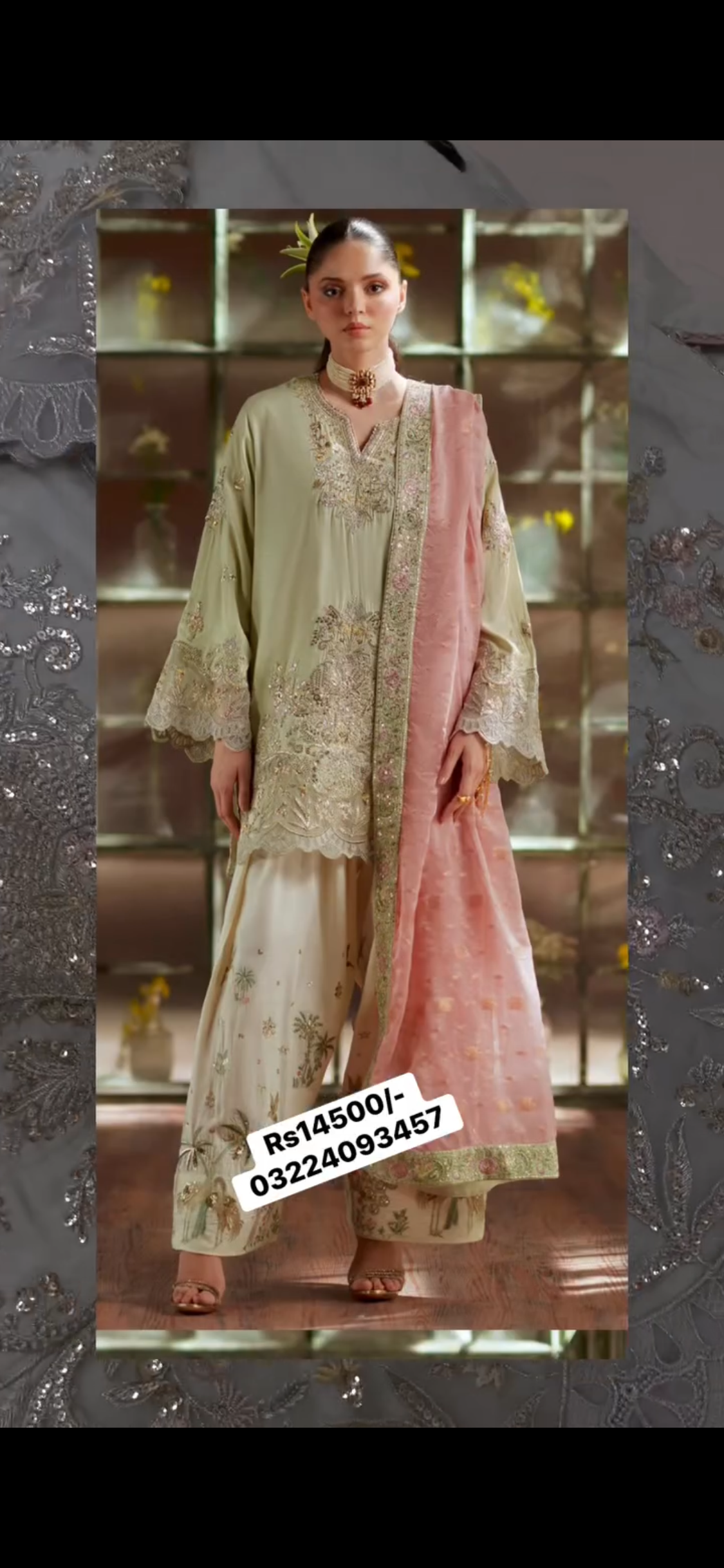 Ethnic Stiched 3pc (Large)