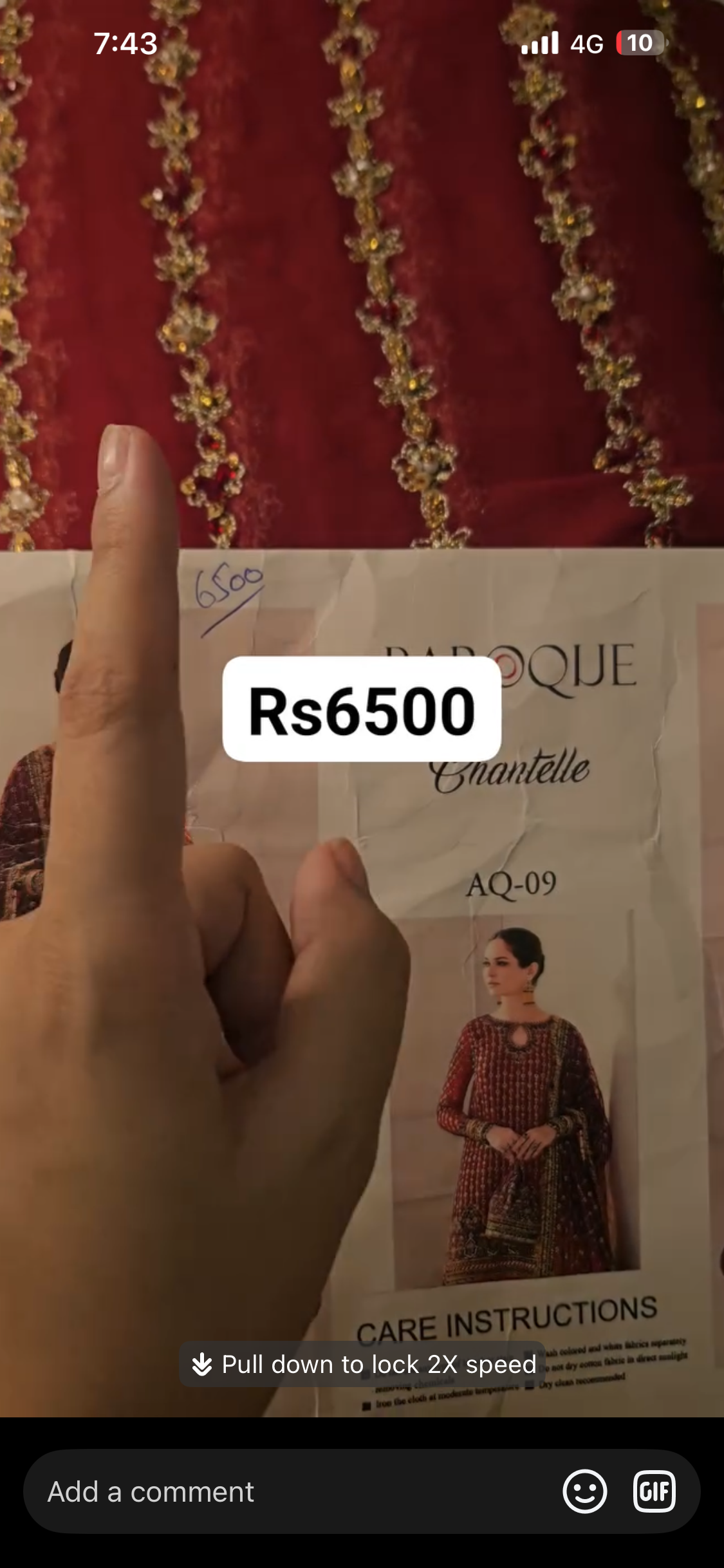 Baroque Chantelle Chiffon