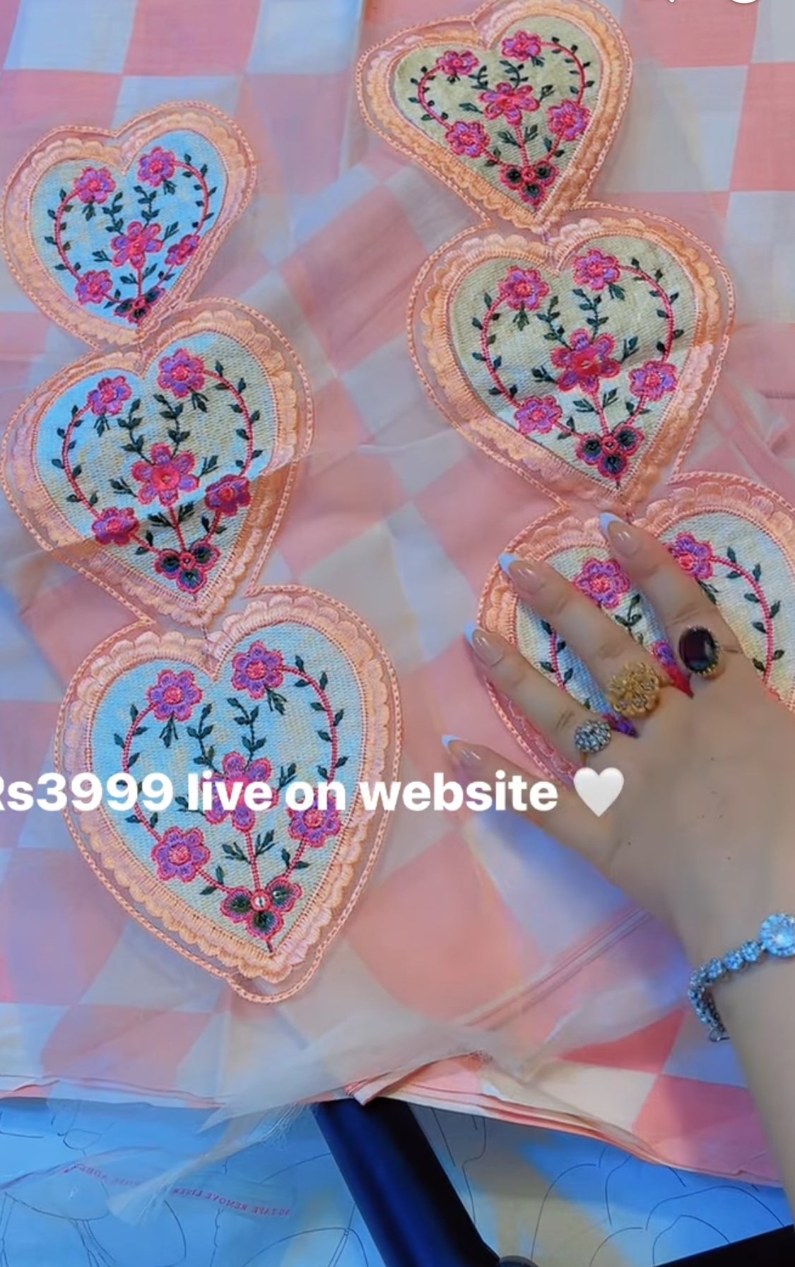 Maria B Pink Check Style (kh)