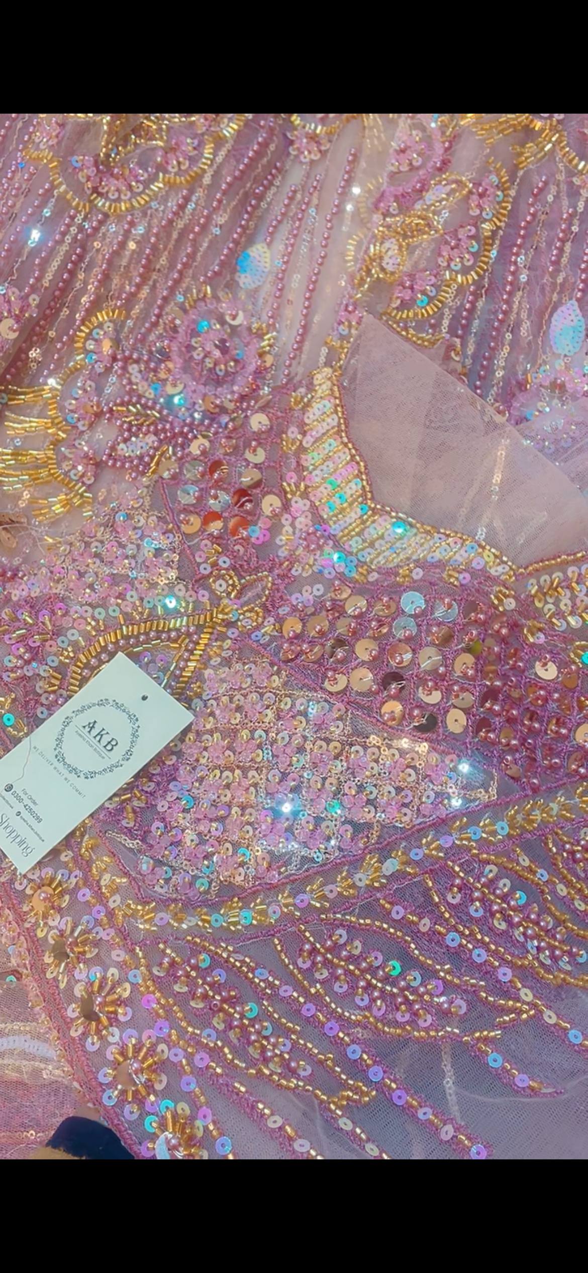 Maria.B heavy Pink maxi