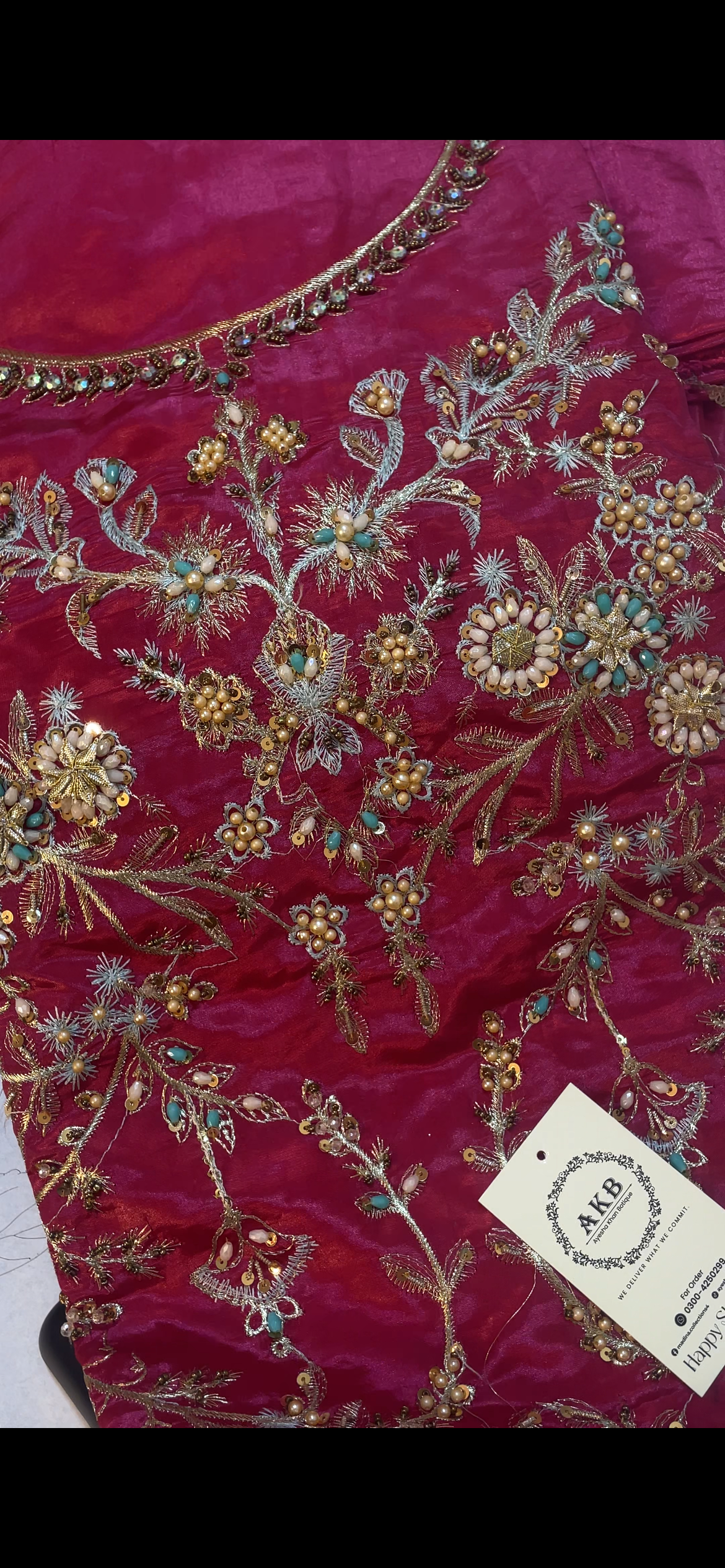 Sara rohail aghar hotpink pekok