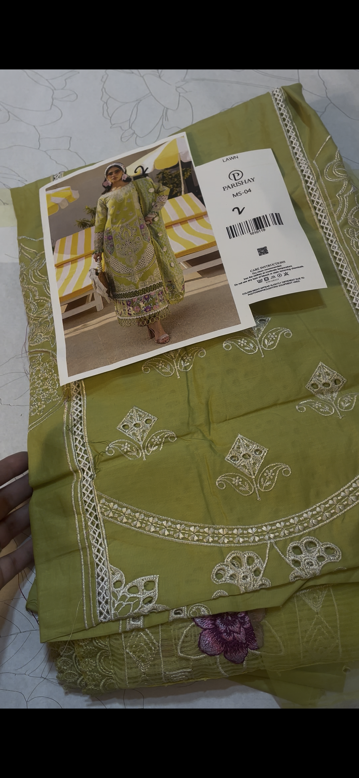 Parishy luxury lawn lemon