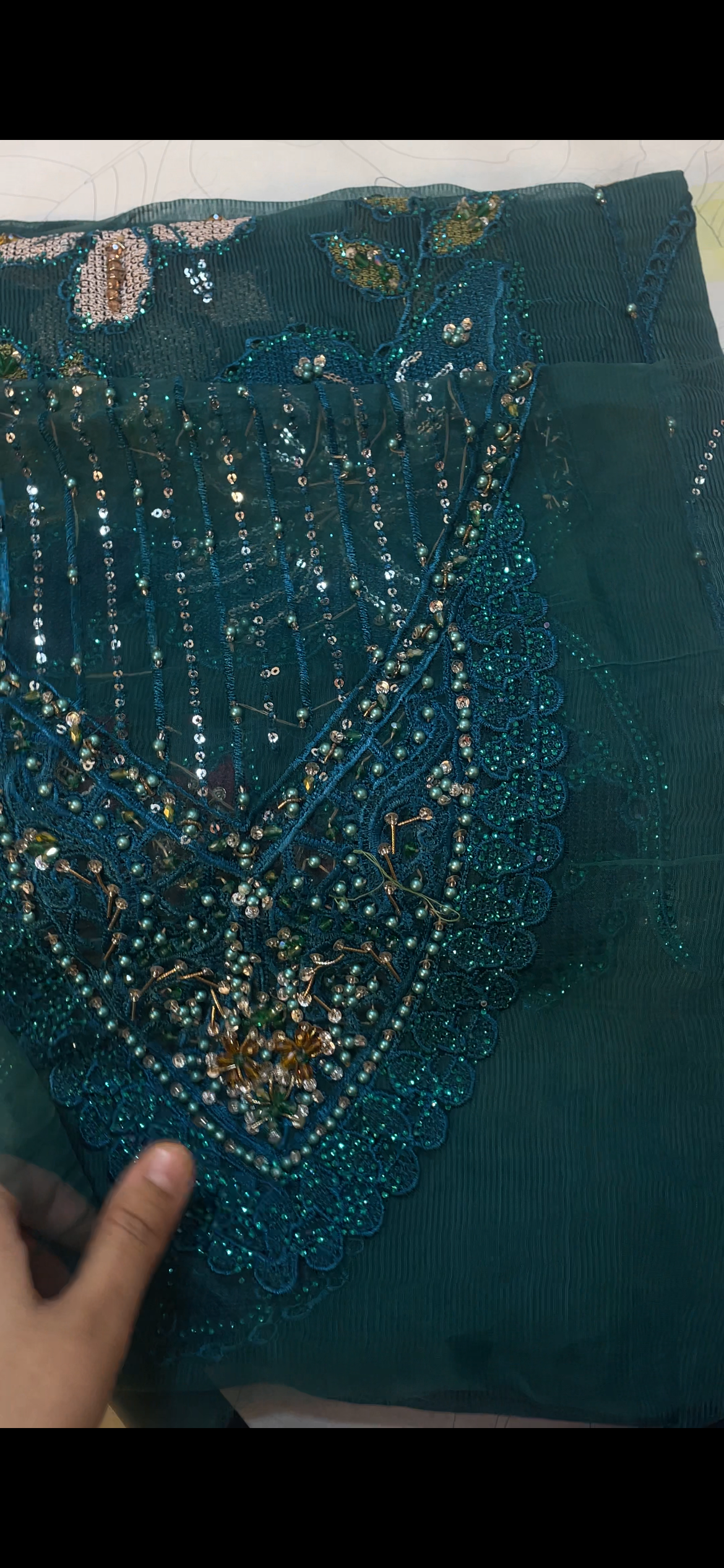 Maria b blue khaddi Net