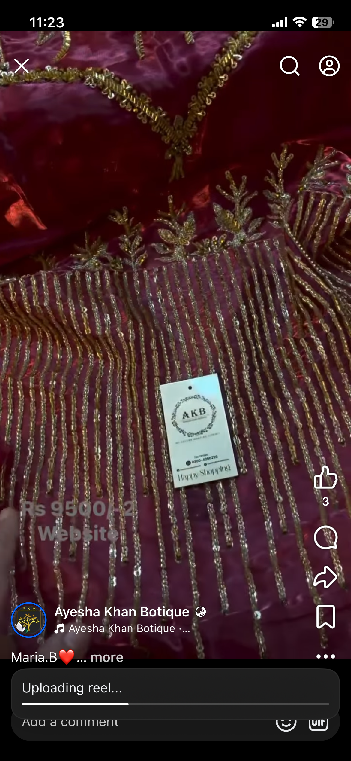 MariaB sisha silk maron dubai
