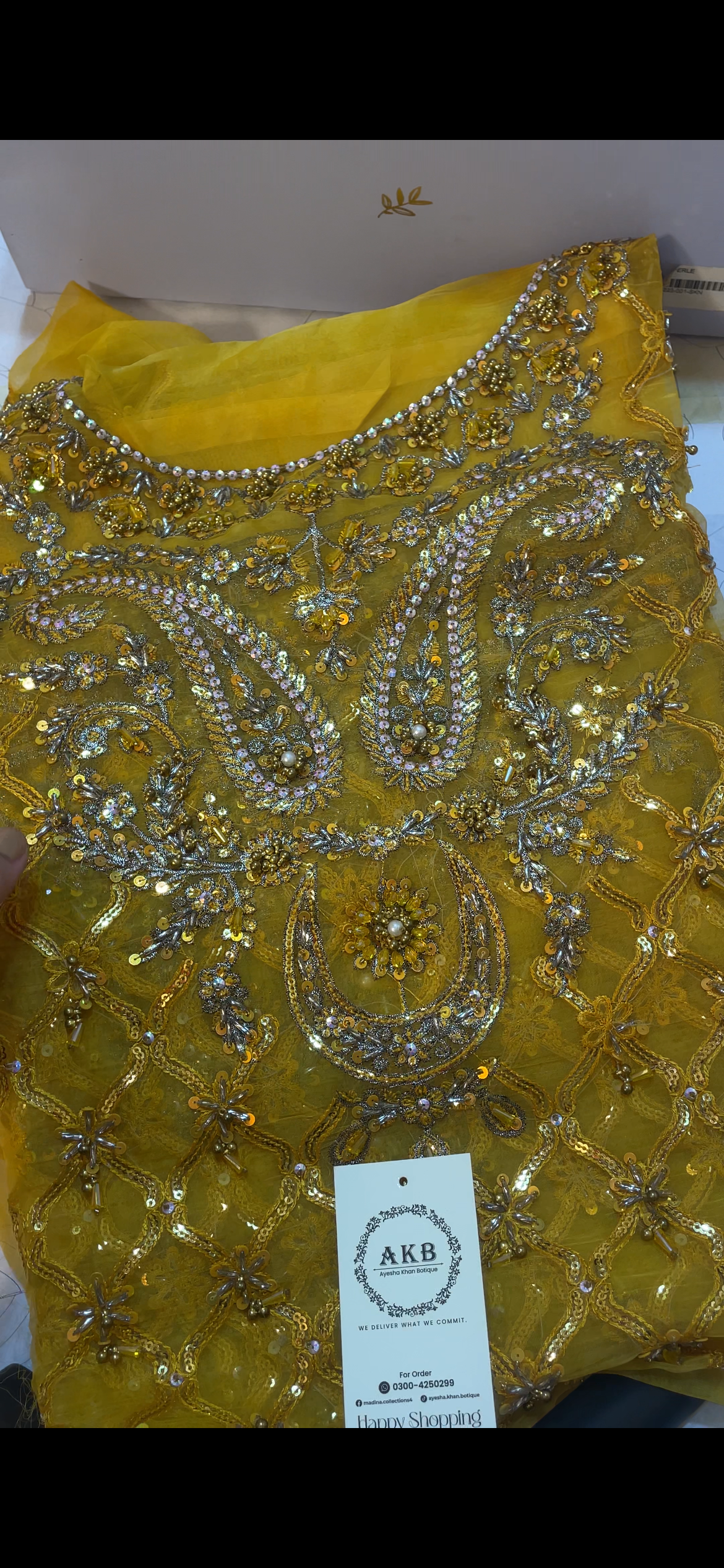 Maria.B bridal yellow Ai