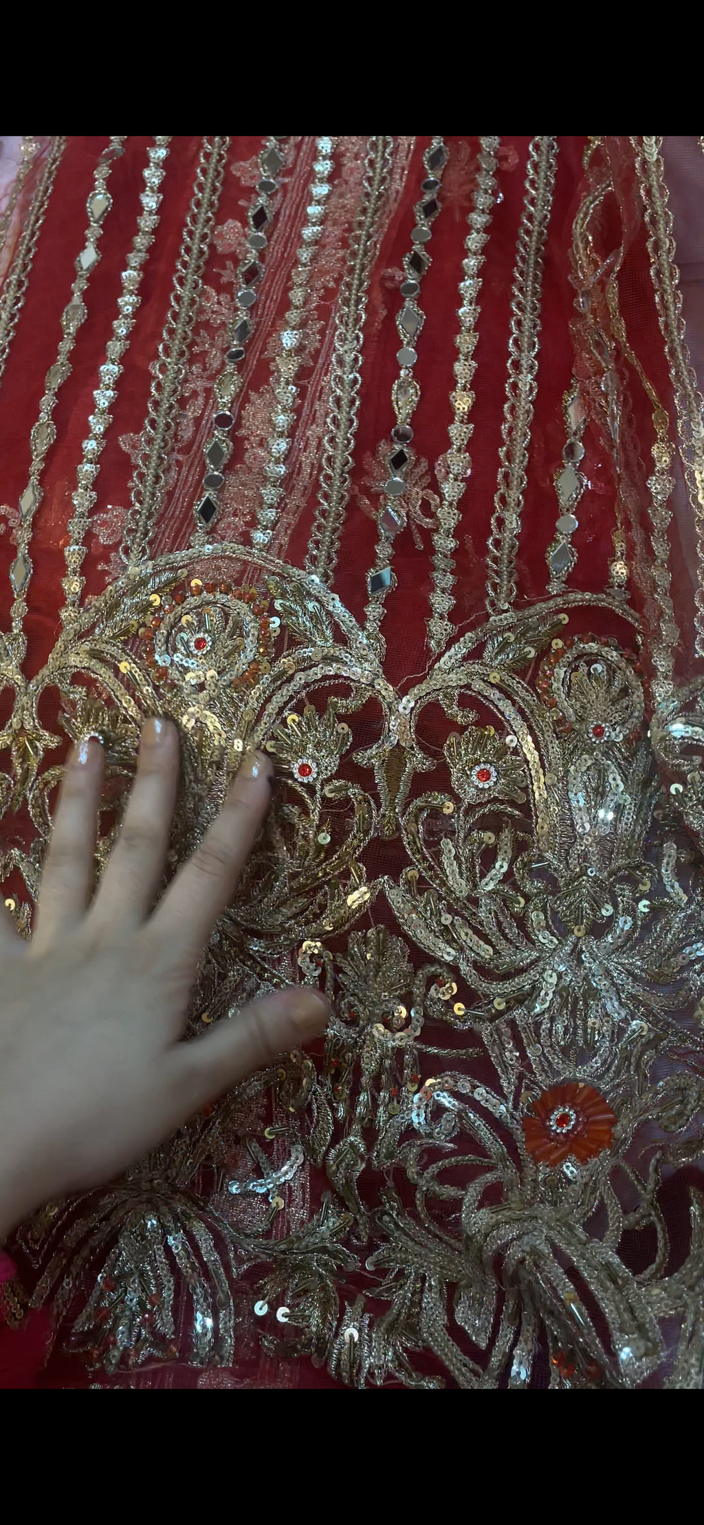 MNM red with Chiffon Dupta ai