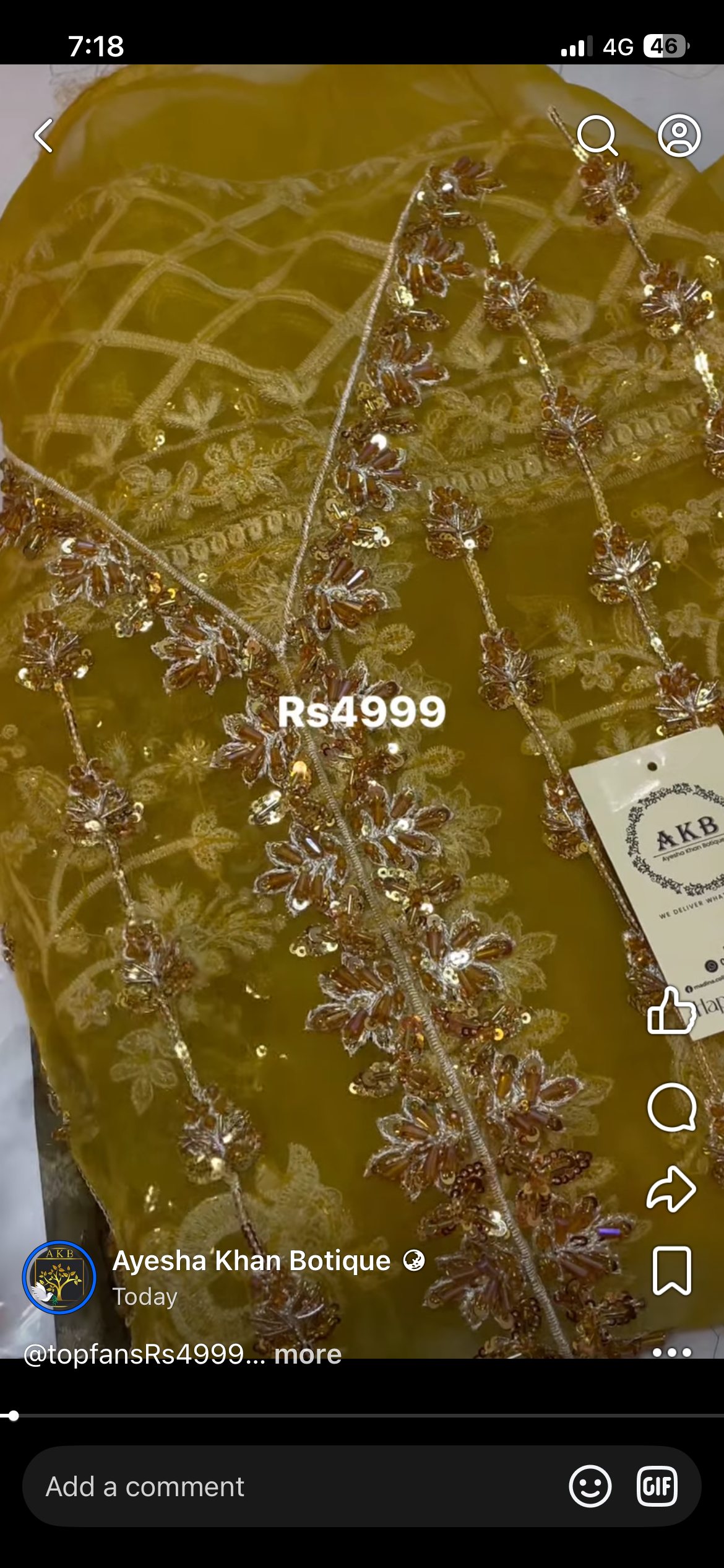 Mushq open style shirt yellow ai
