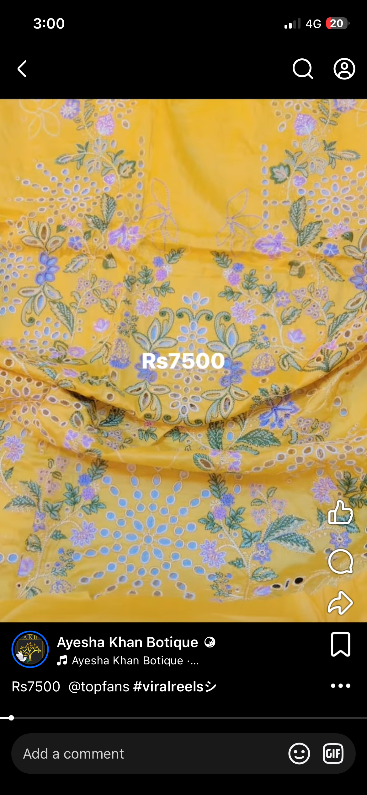 Mushq yellow luxury lawn