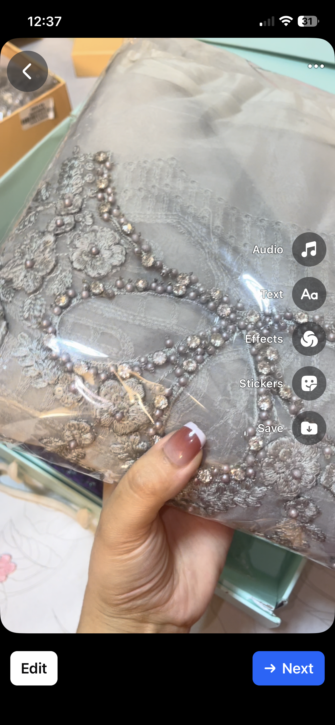 MariaB butter neck grey ai