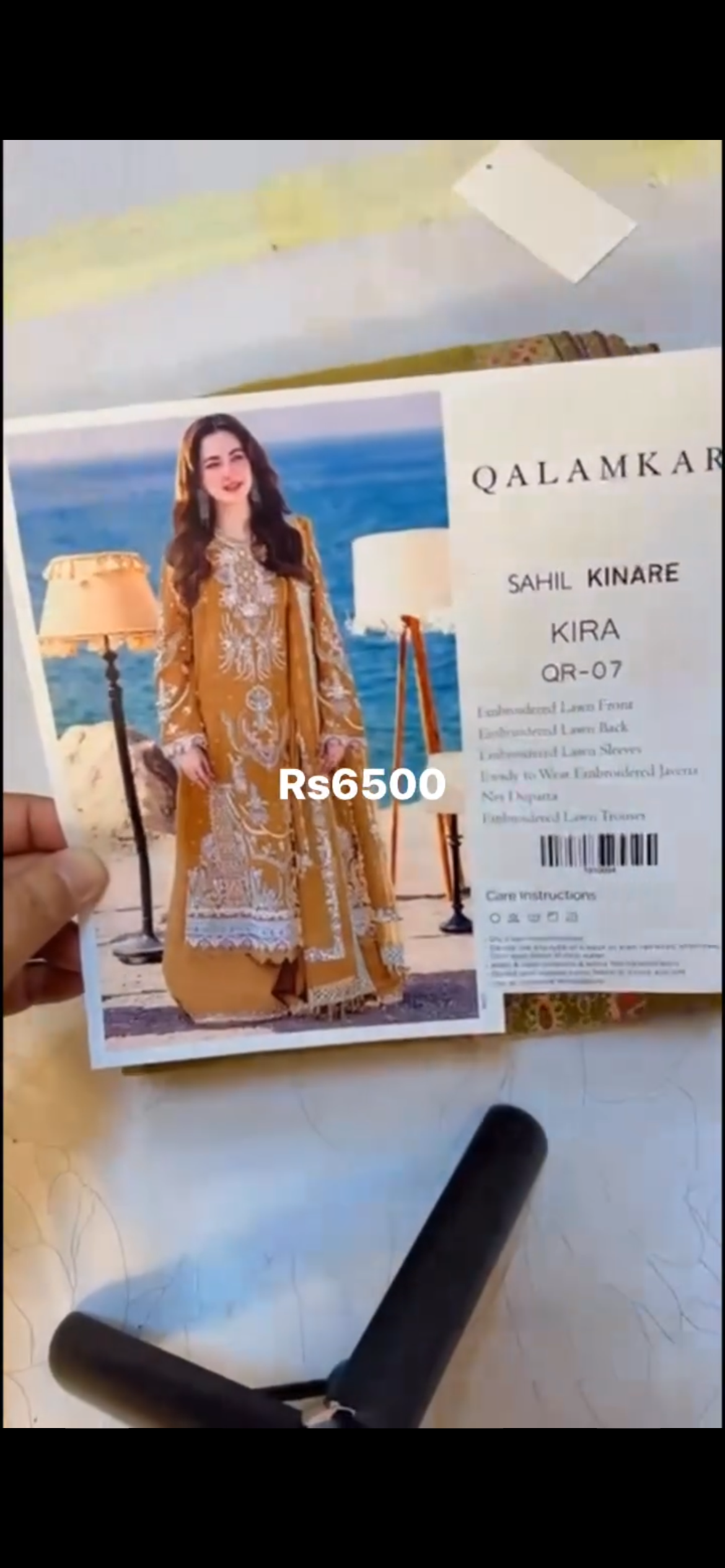 Qalamkar Musterd Lawn