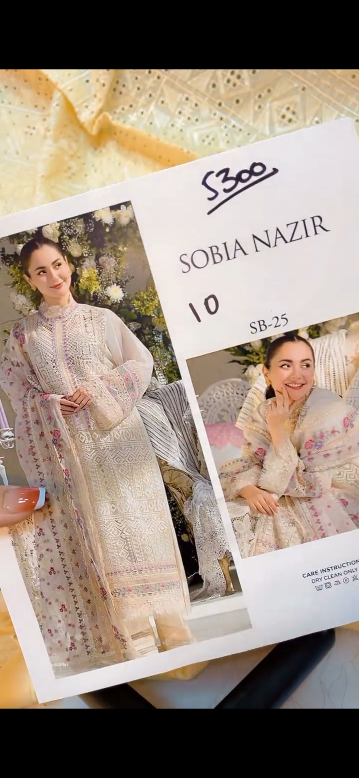 Sobia Nazir White Multi Lawn