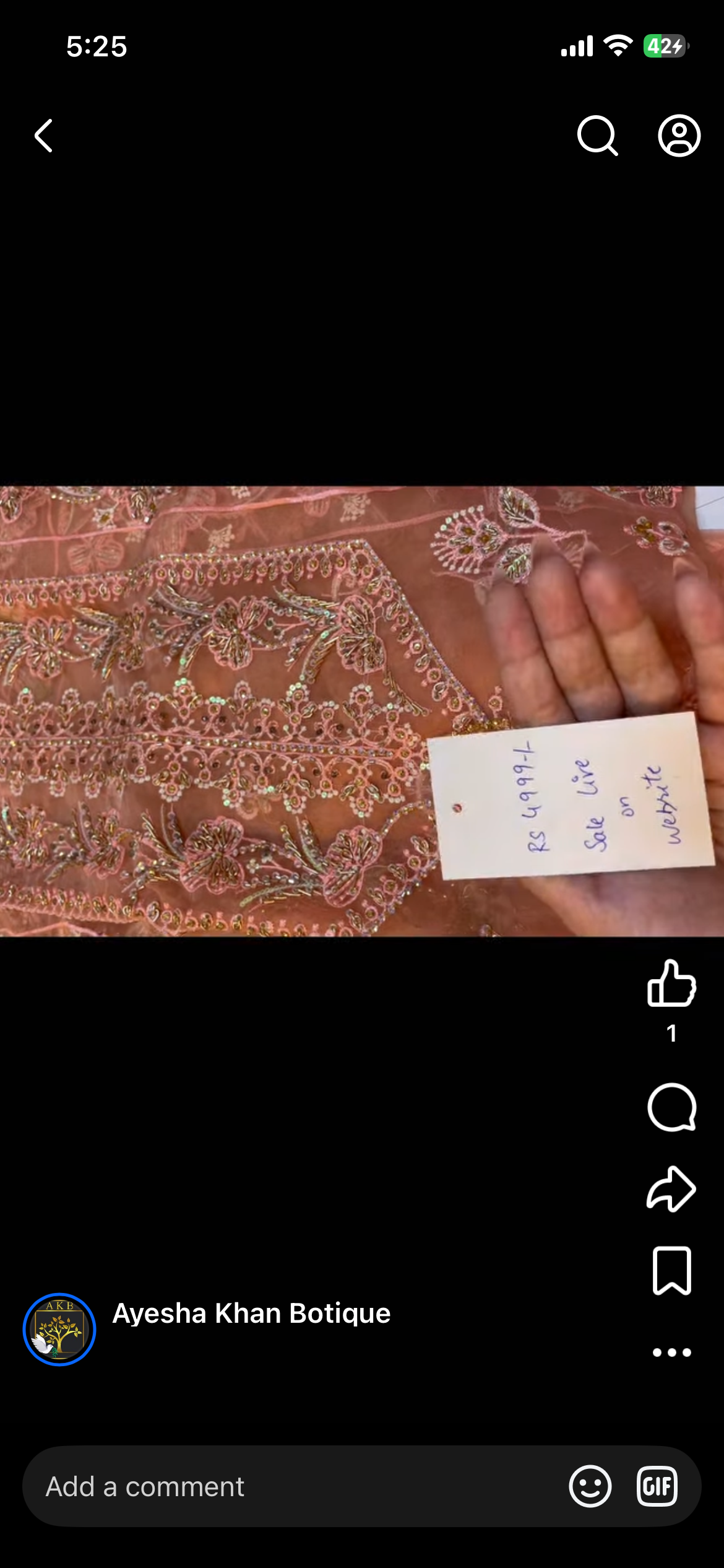 Mariab peach net dupta ai