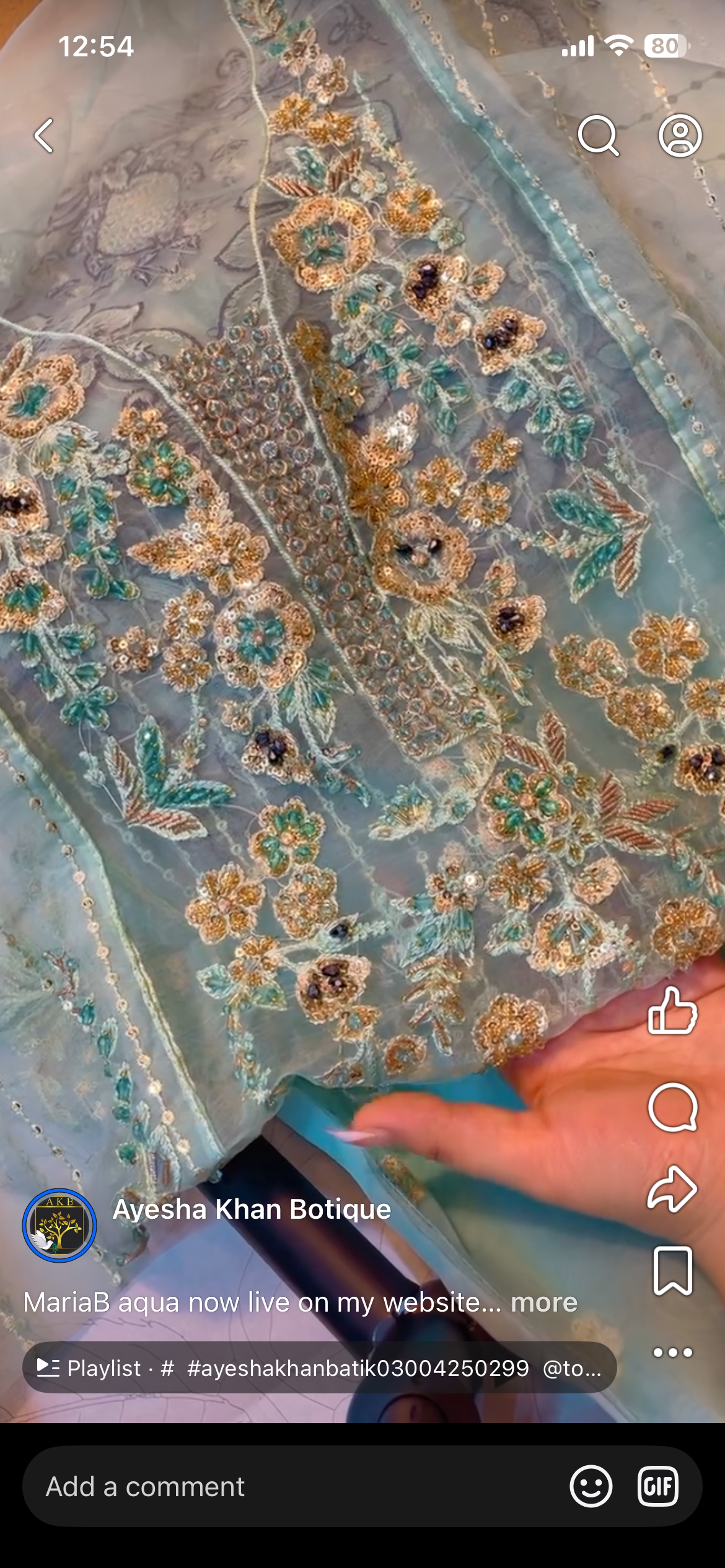 MariaB aqua