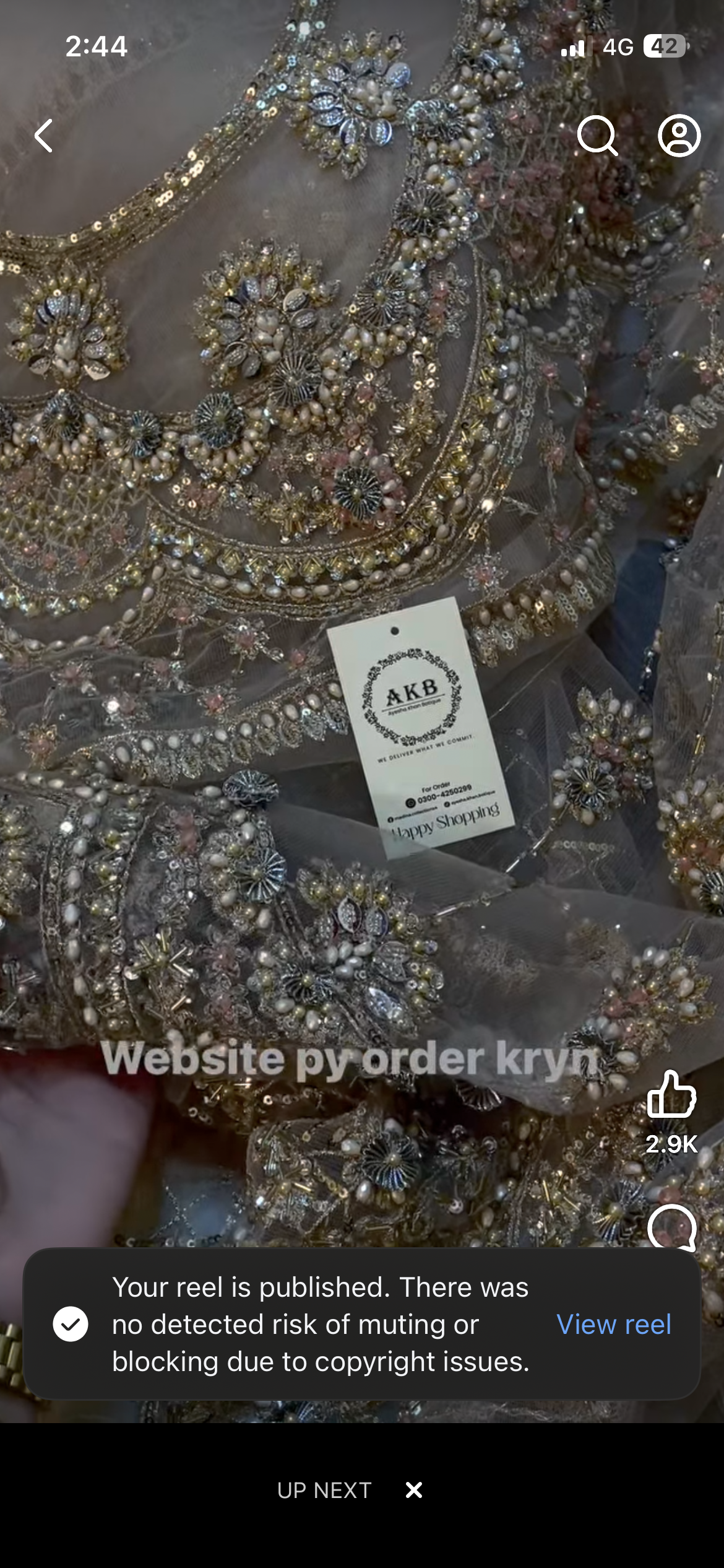 Mariab bridal maxi