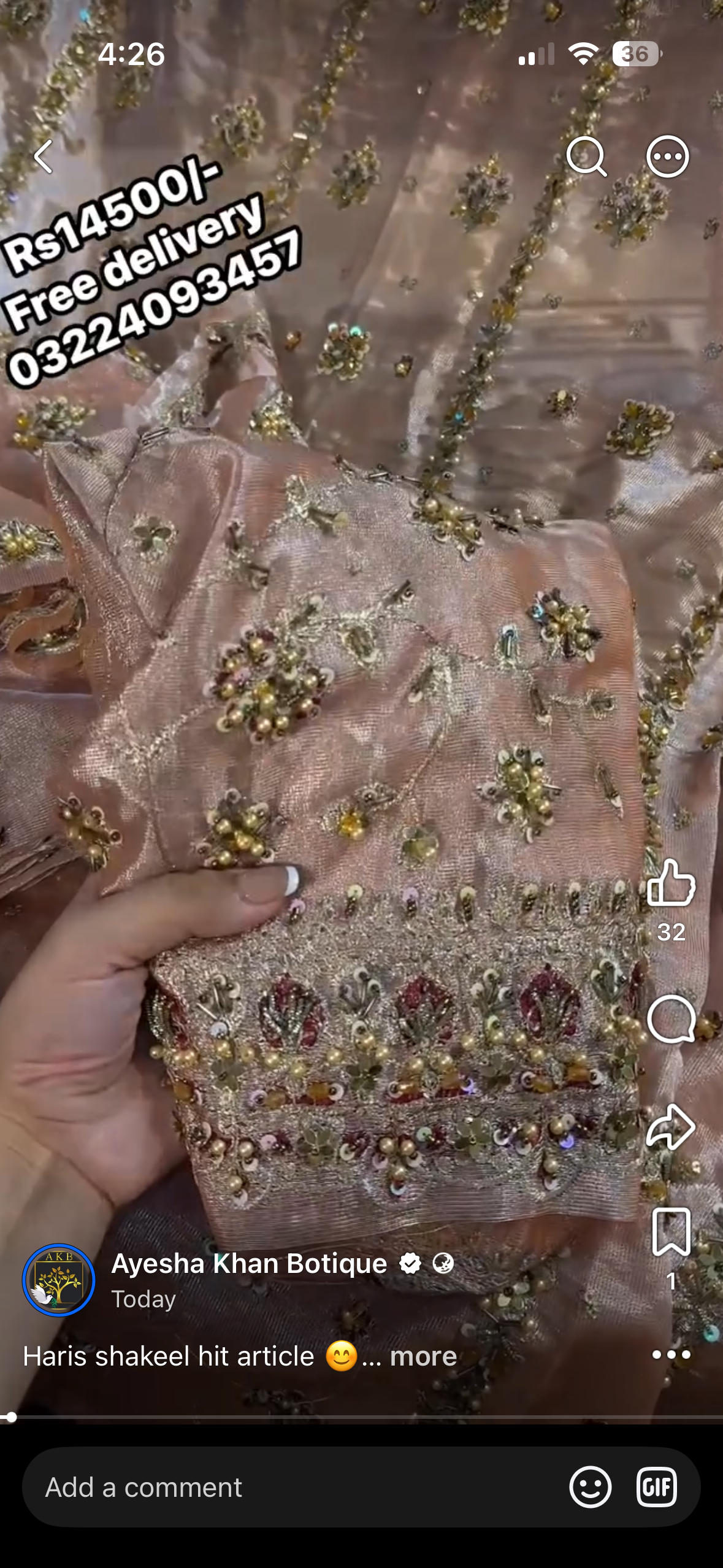 Haris shakeel rose gold