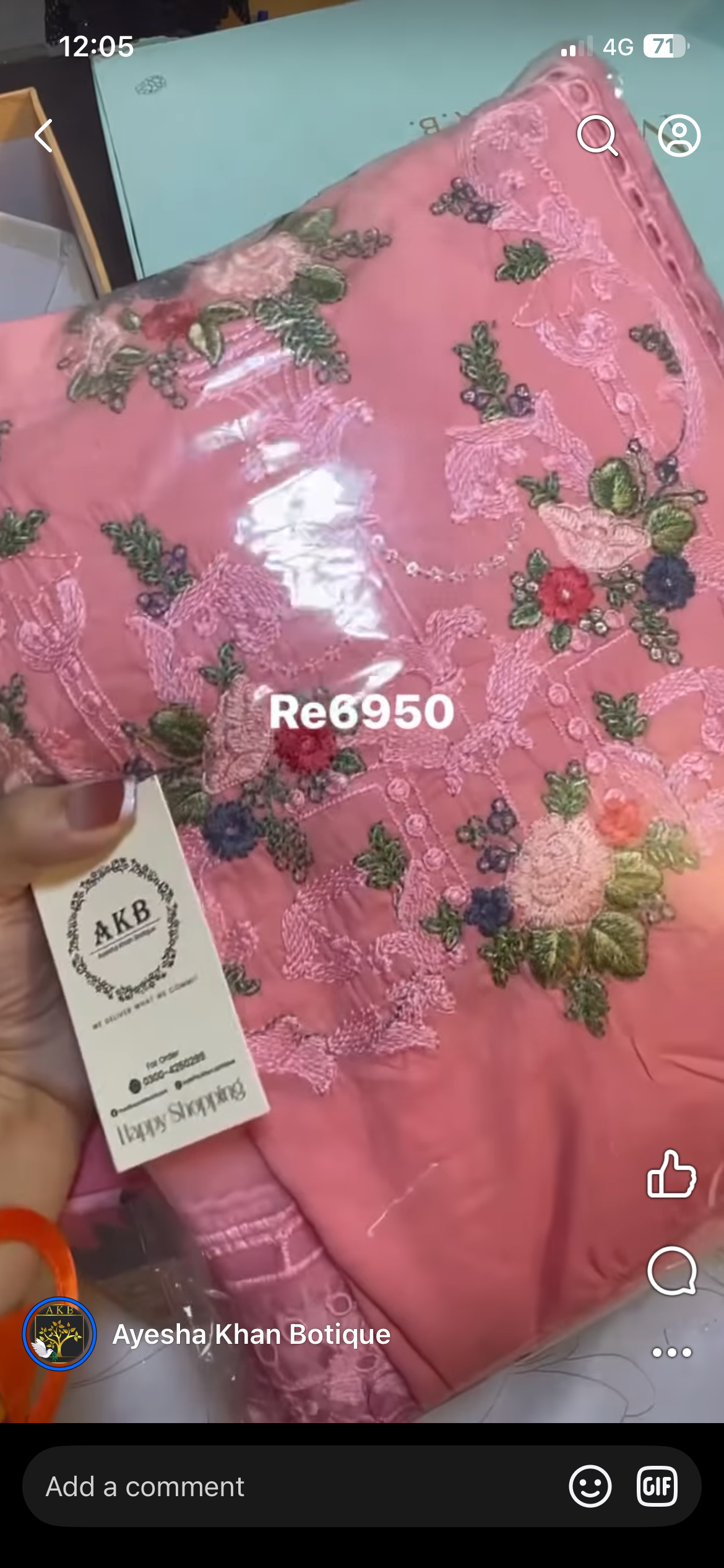 Mariab pink lawn