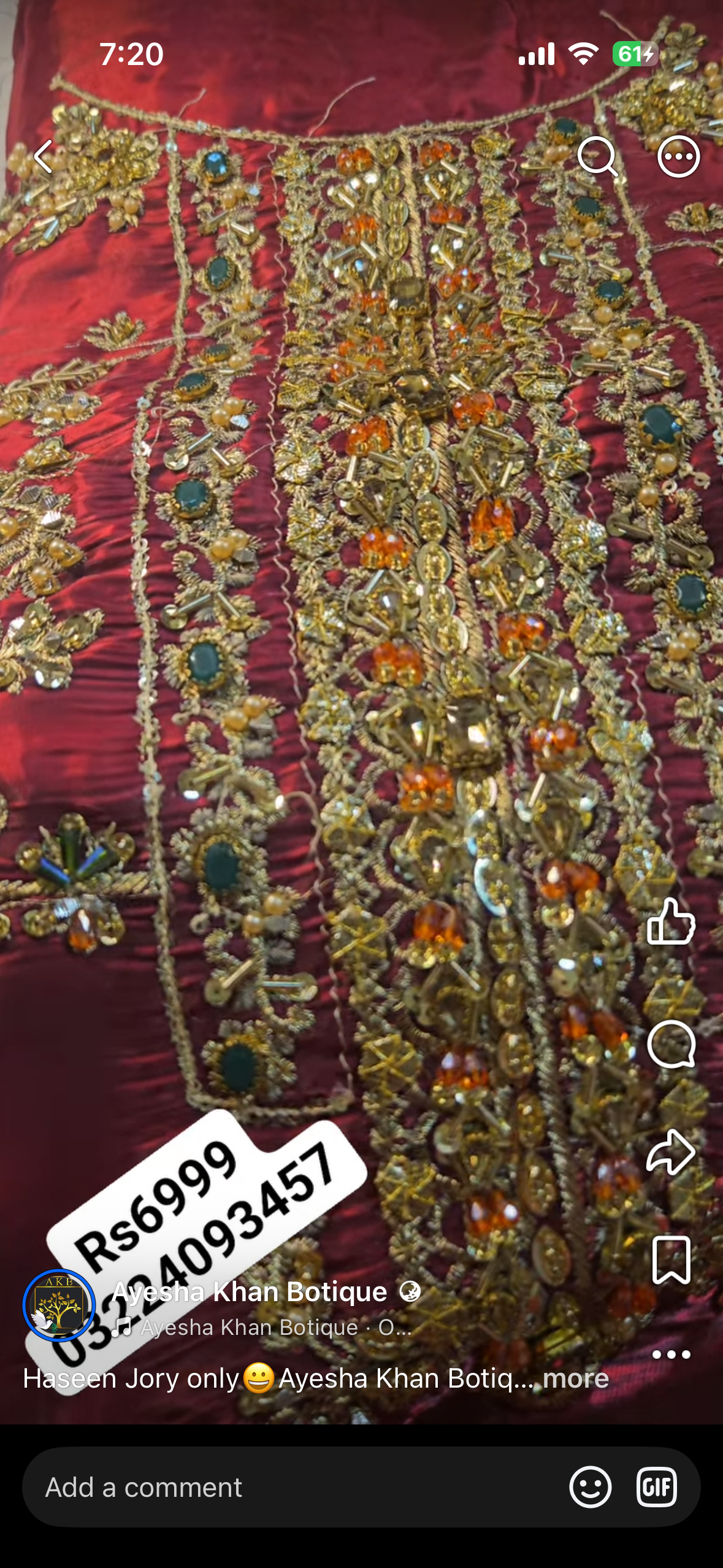 MariaB red shisha silk ra