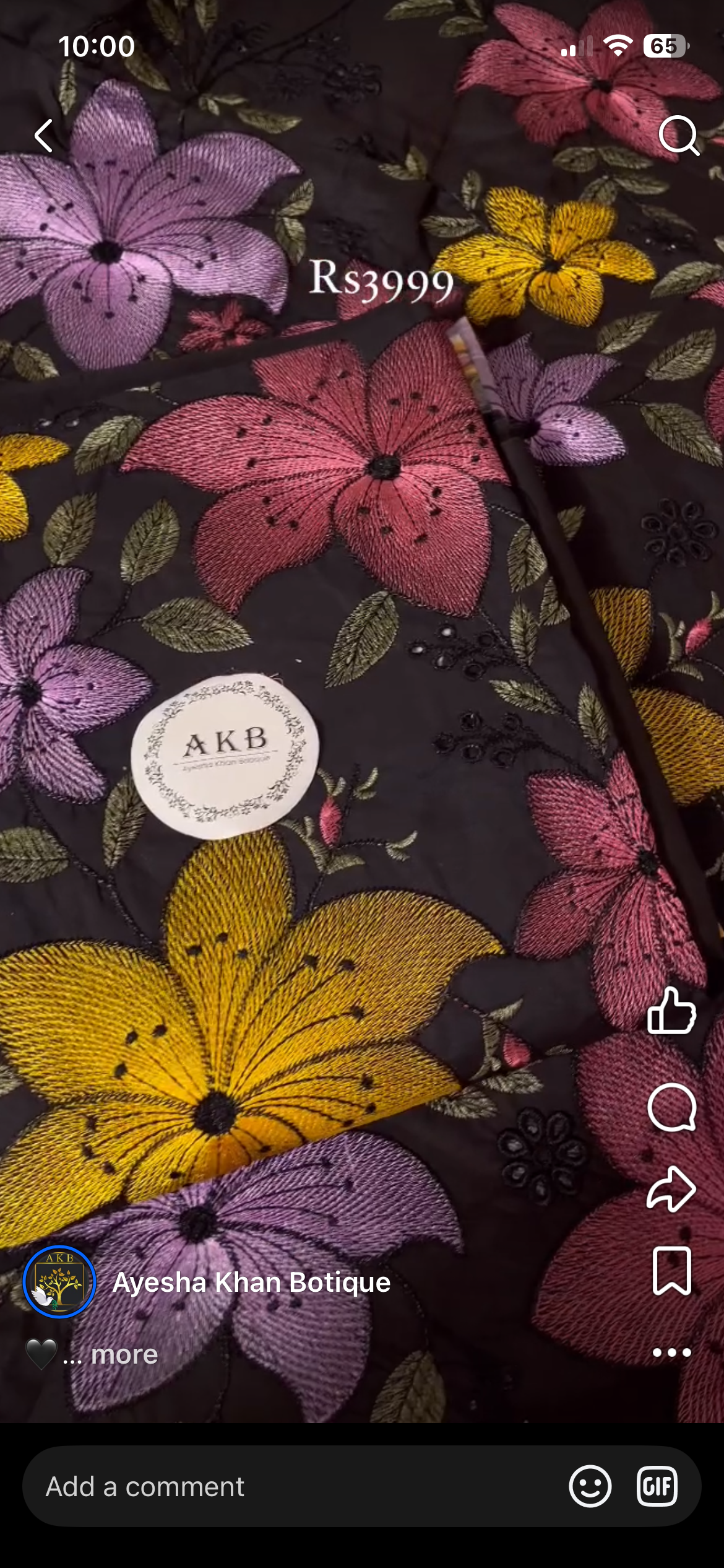 Black flowers