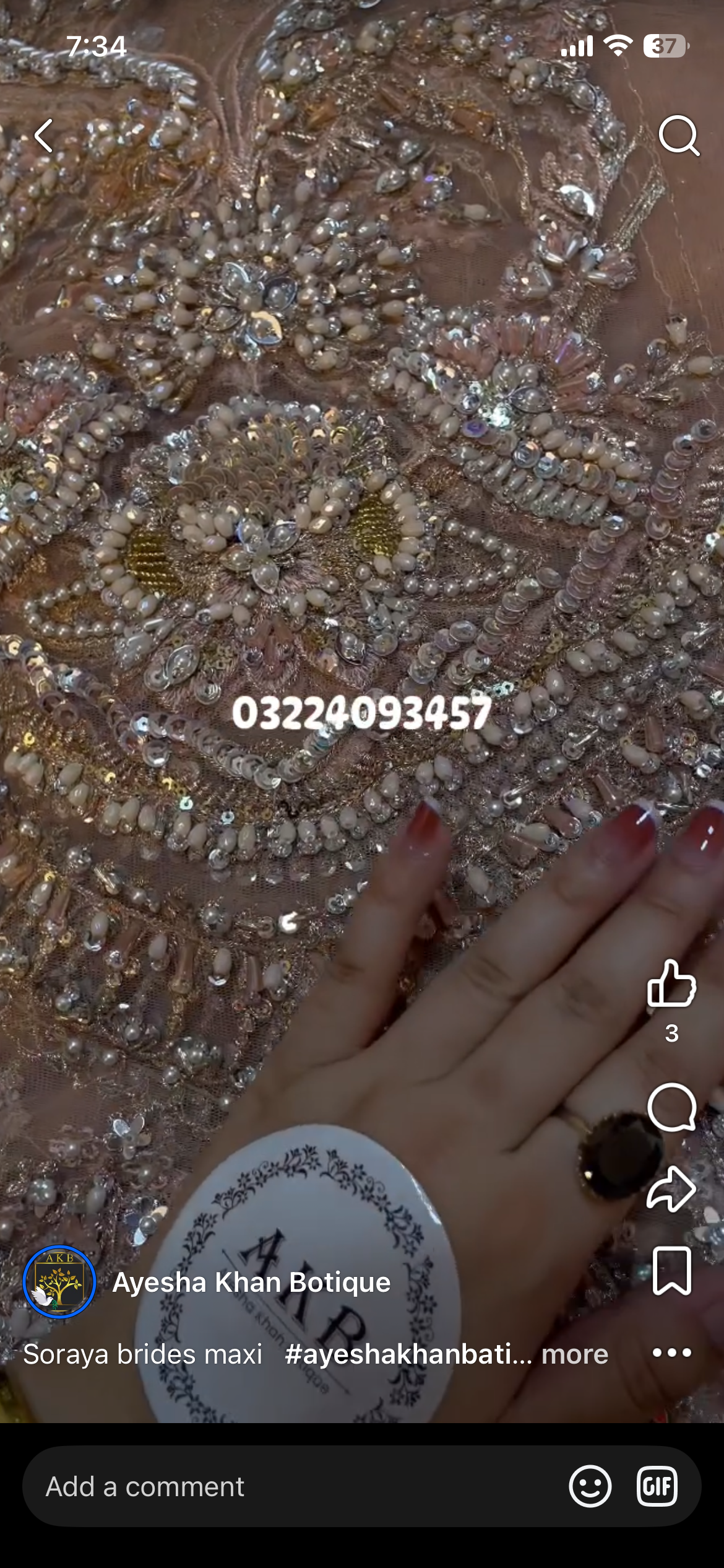 Soraya brides maxi