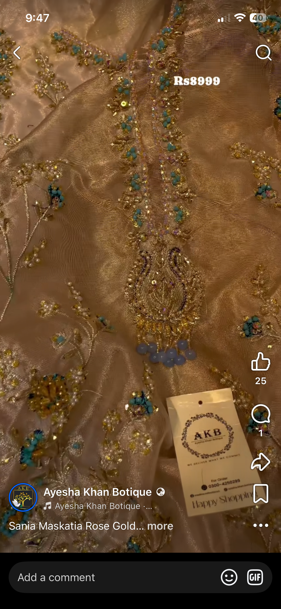 Sania Maskatia Rose Gold