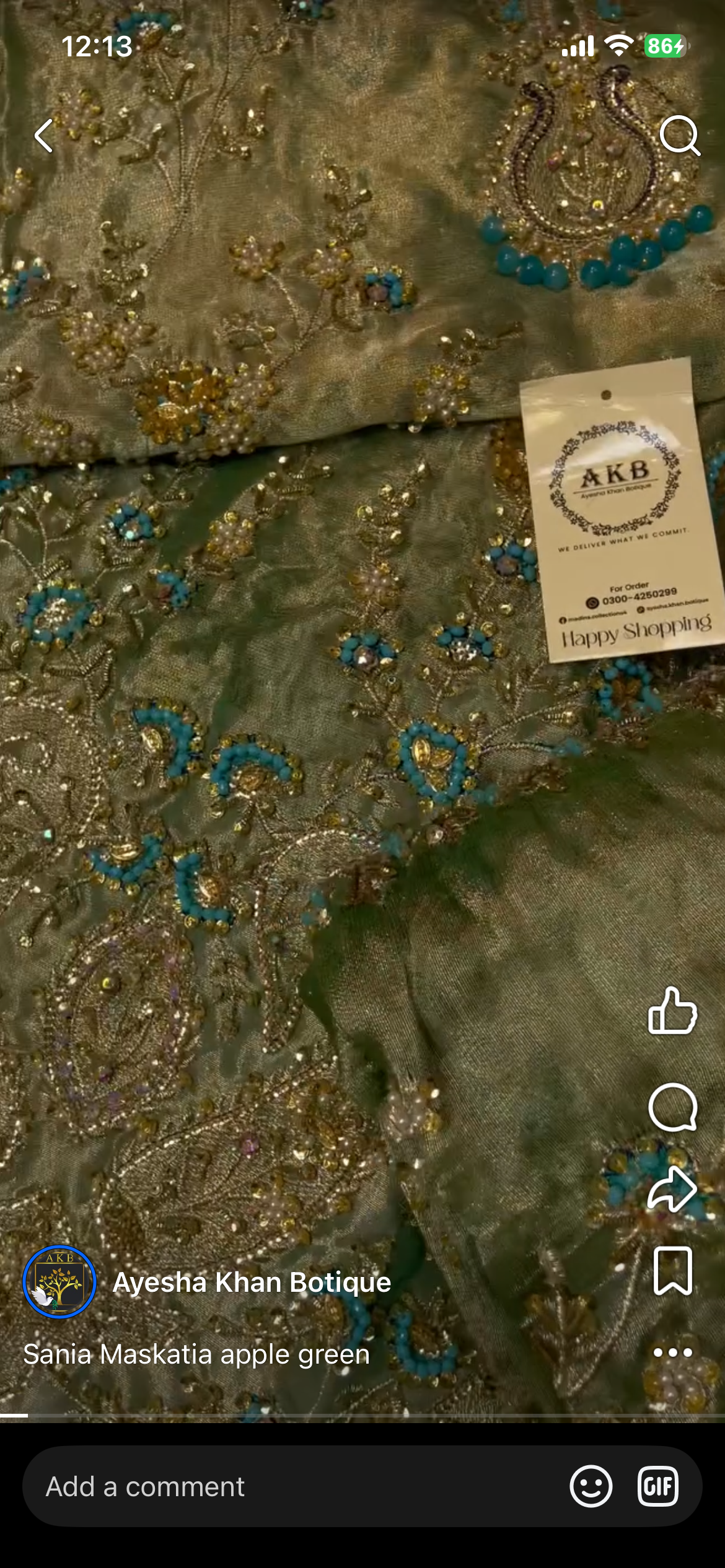 Sania Maskatia apple green
