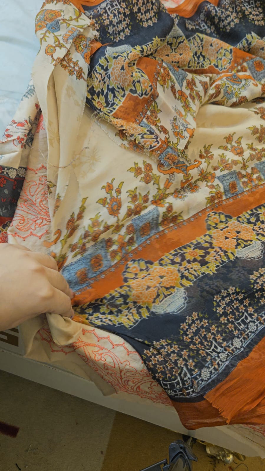 Lawn embroidery