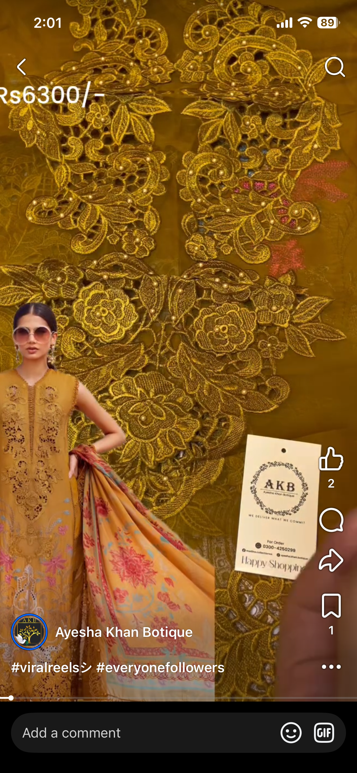 MariaB Mustard D5 Luxury lawn 3pcs