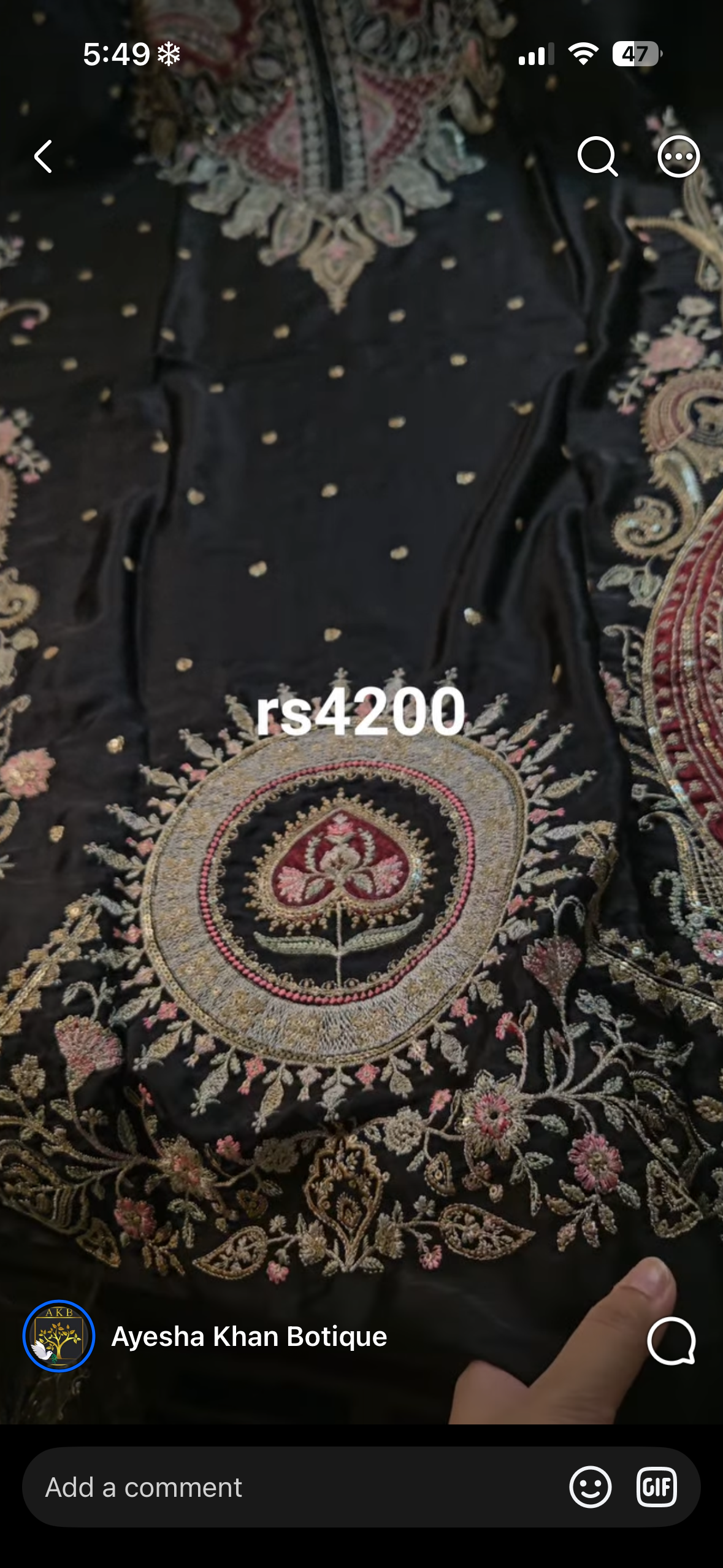 Ethnic kaftan 2pcs