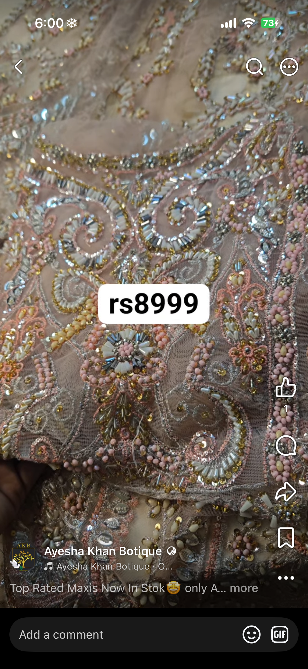 Peacy pink maxi lott