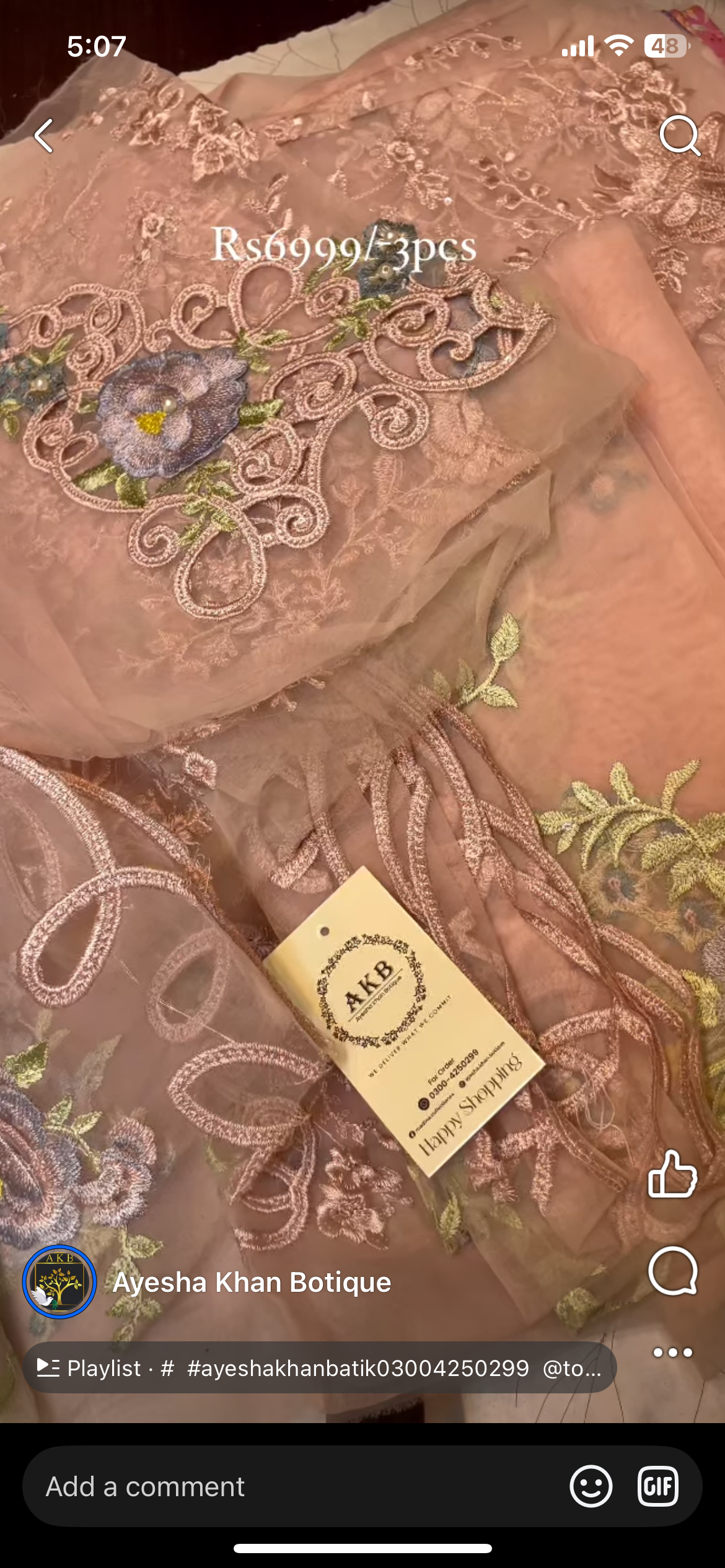 MariaB formal pink with printed inner