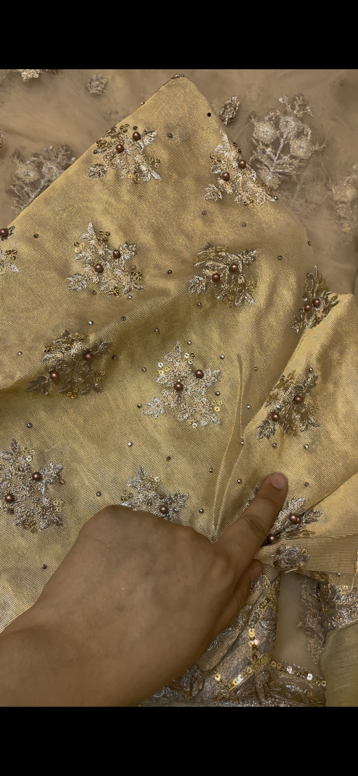 Rose Gold Saree
