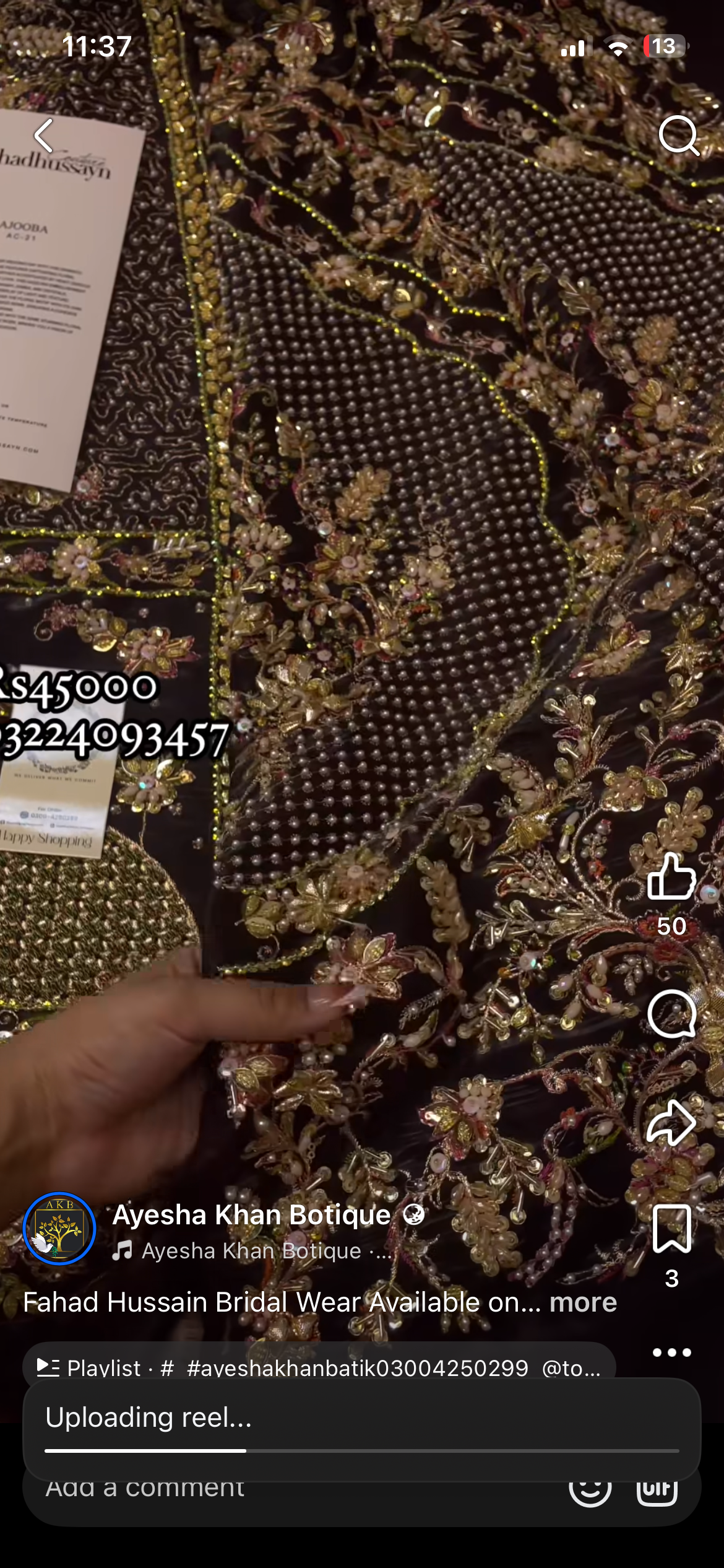 Fahad Hussain Bridal couture   only advance payment on whtsapp 03224093457