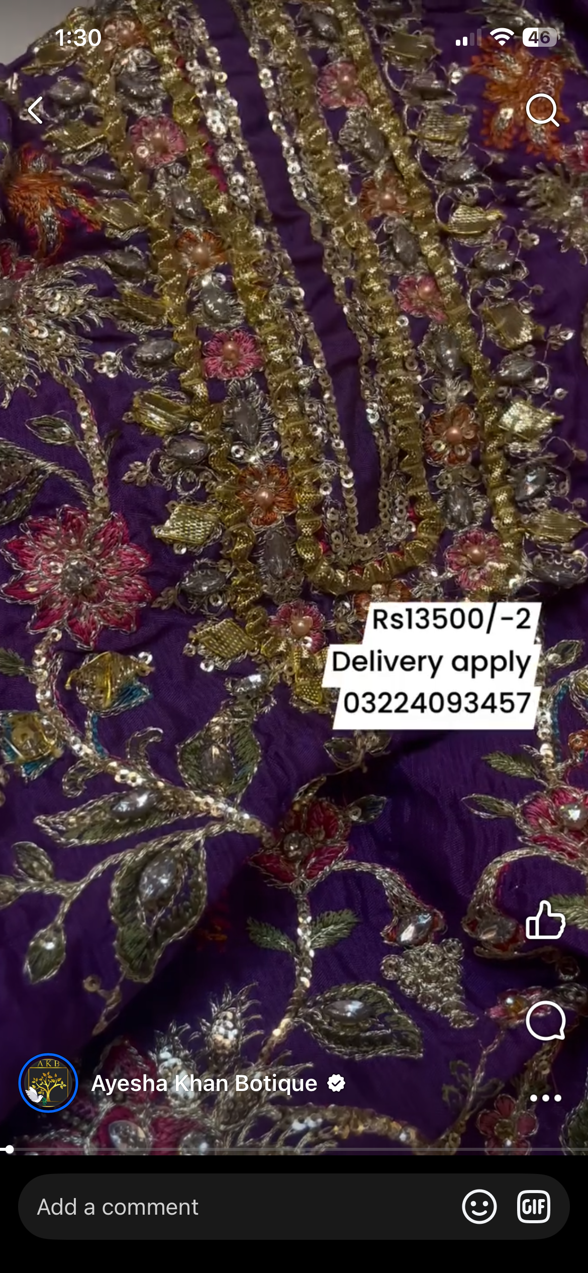 MariaB majanda grip silk