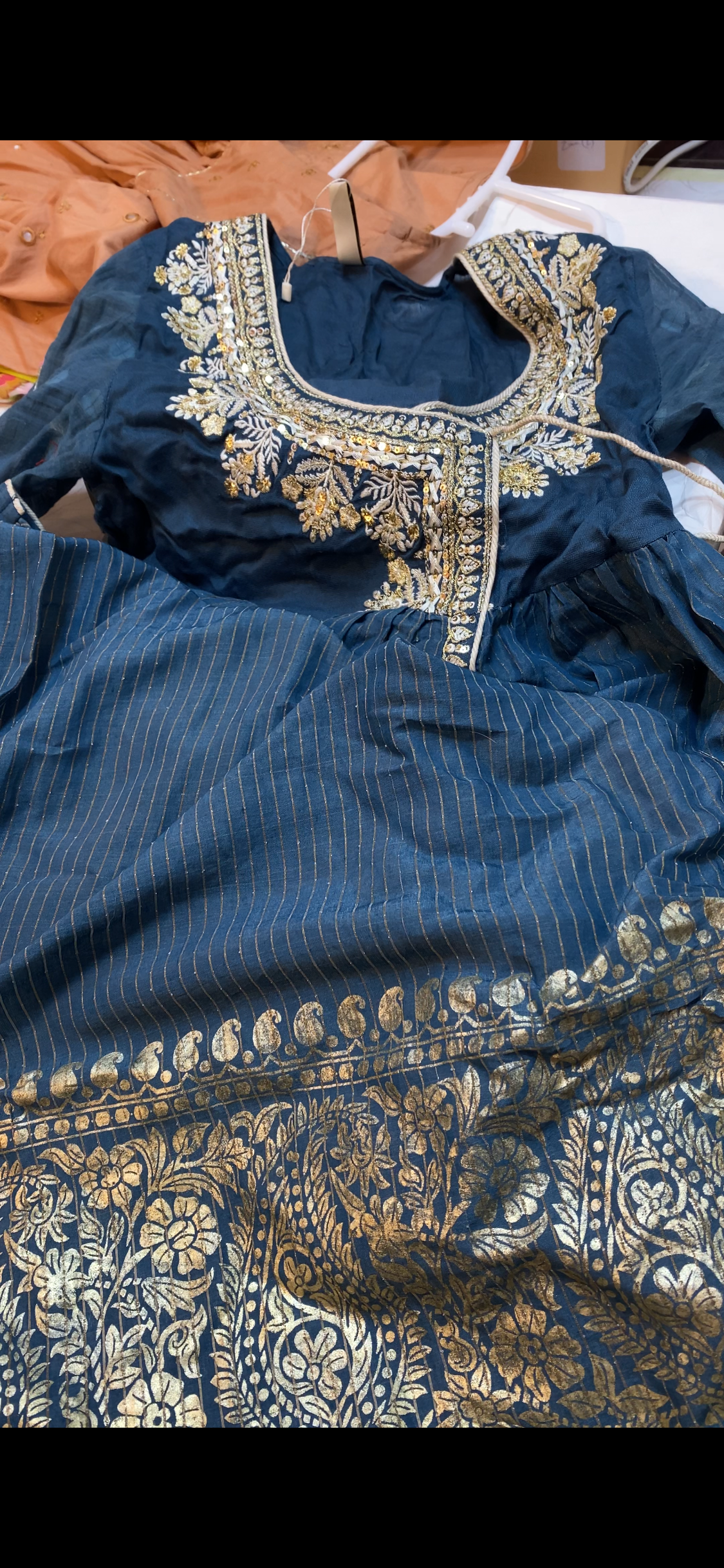 Ethnic botiq luxry long angrakha