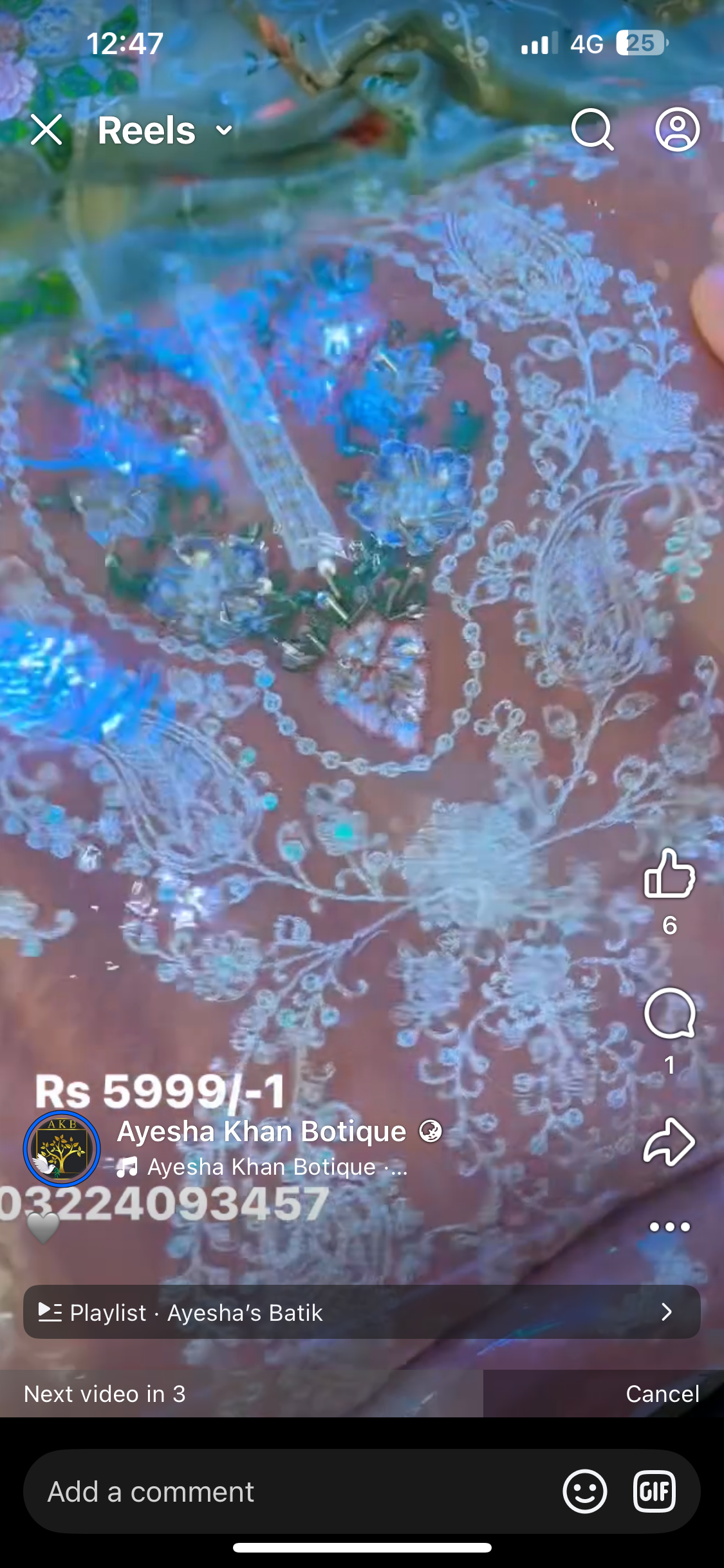 Maria B Chiffon Pink