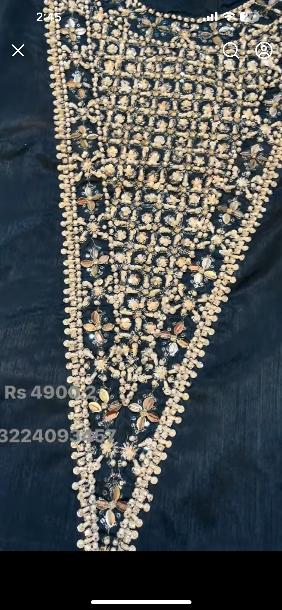 Hussain Rehar Lucent 2pc without back