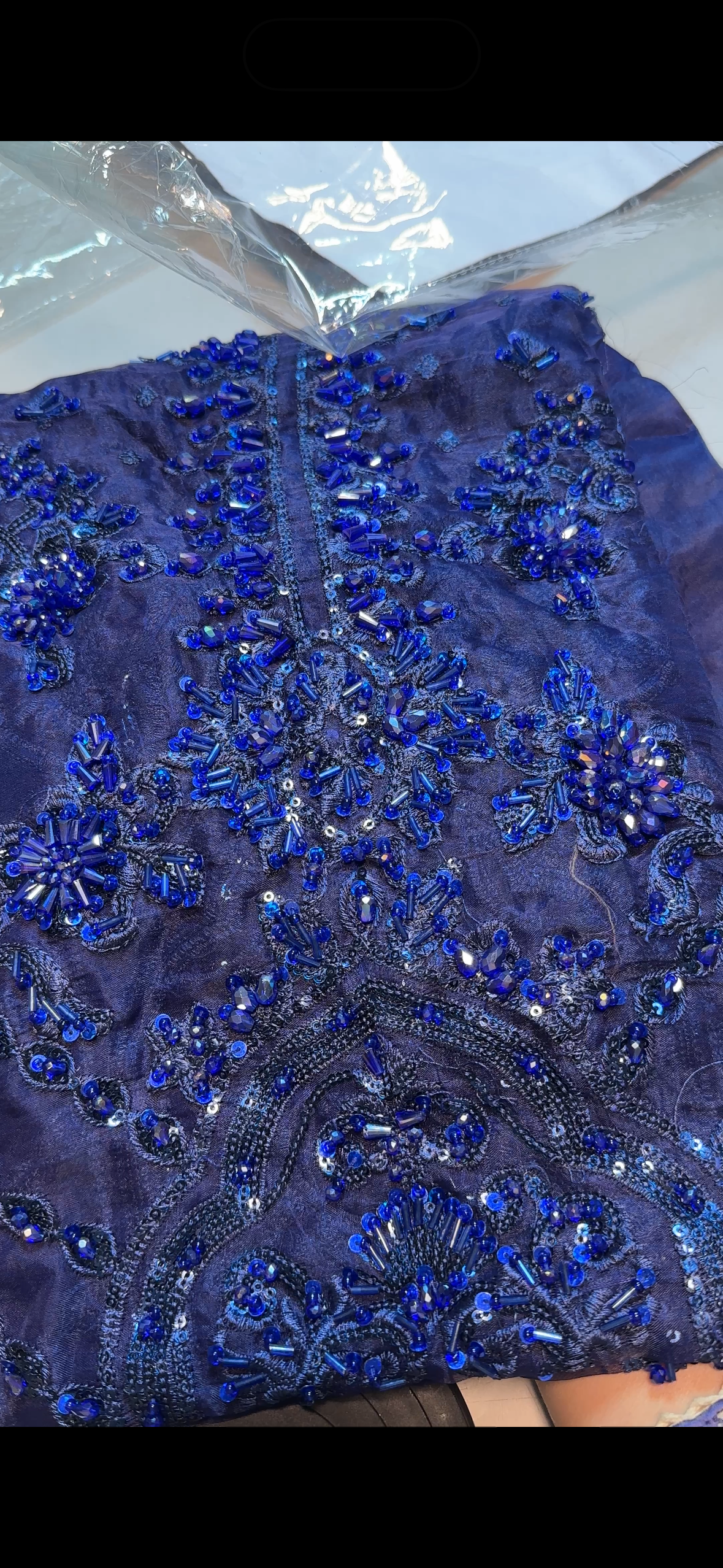 Eman Adeel Royal Blue AA