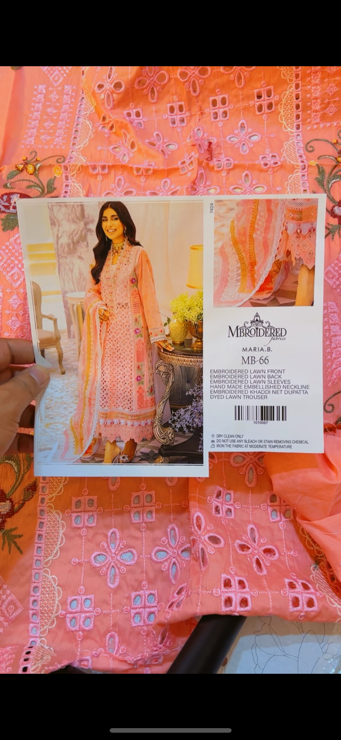 Maria B Pink Lawn (HB)