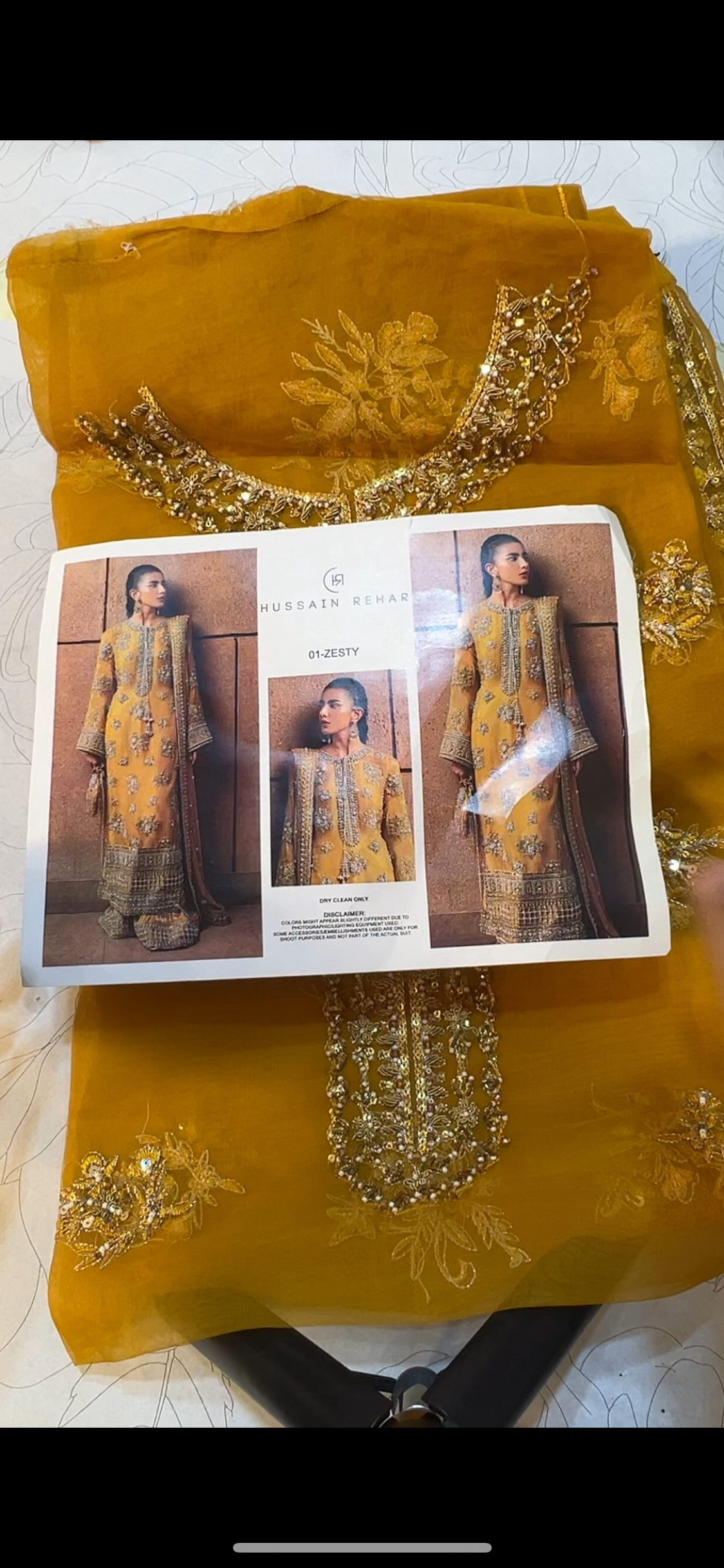 Hussain Rehar Zesty Yellow