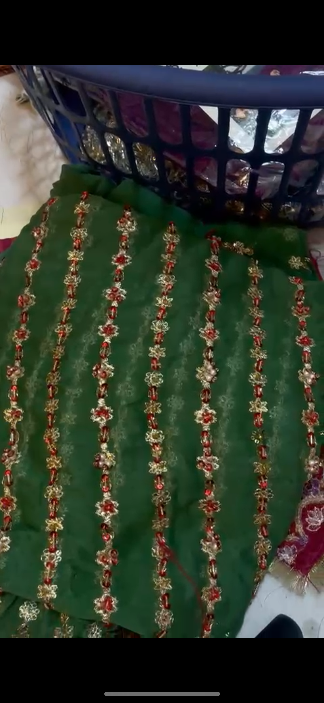 Chantelle Green Chiffon