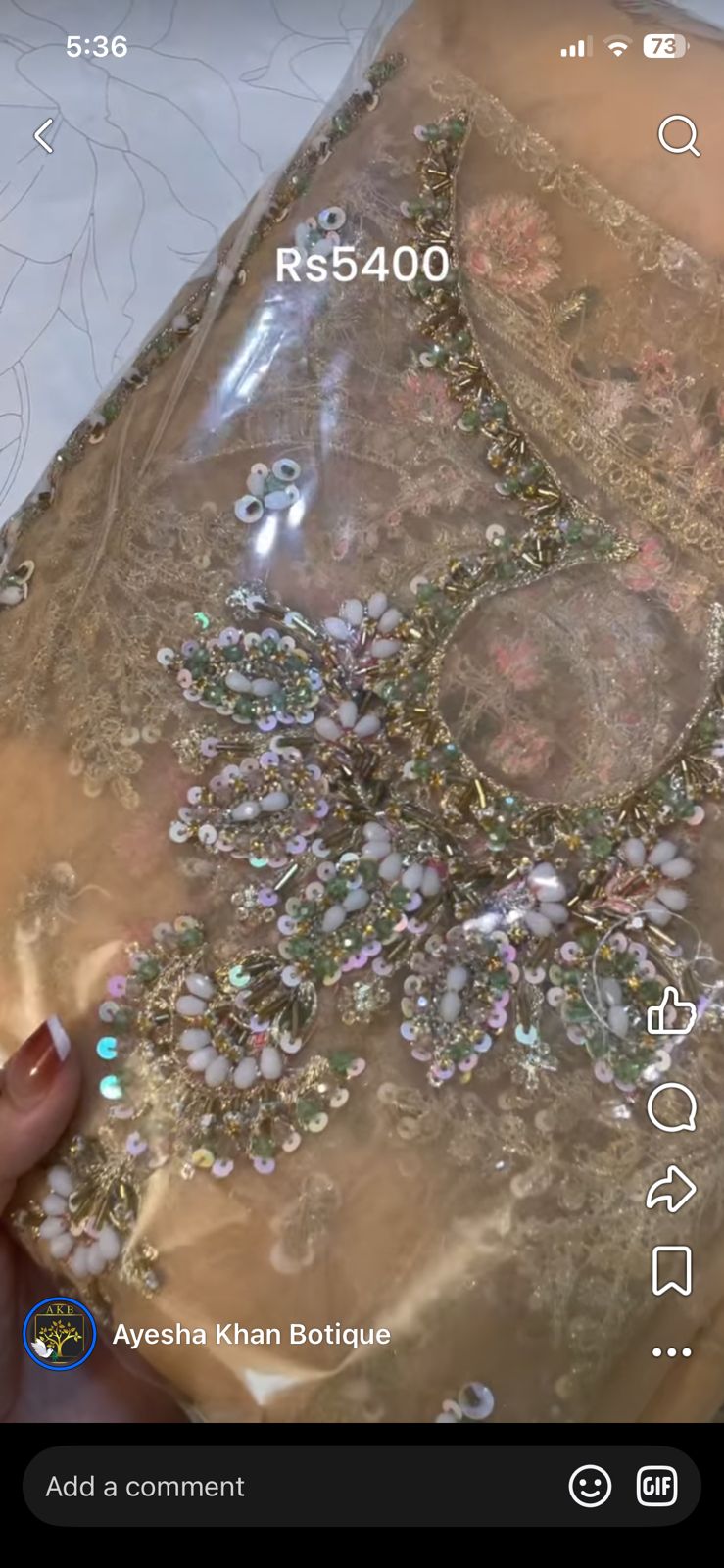 Maria B Hyderabadi Neck