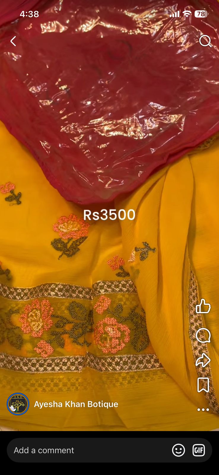 Chiffon musterd